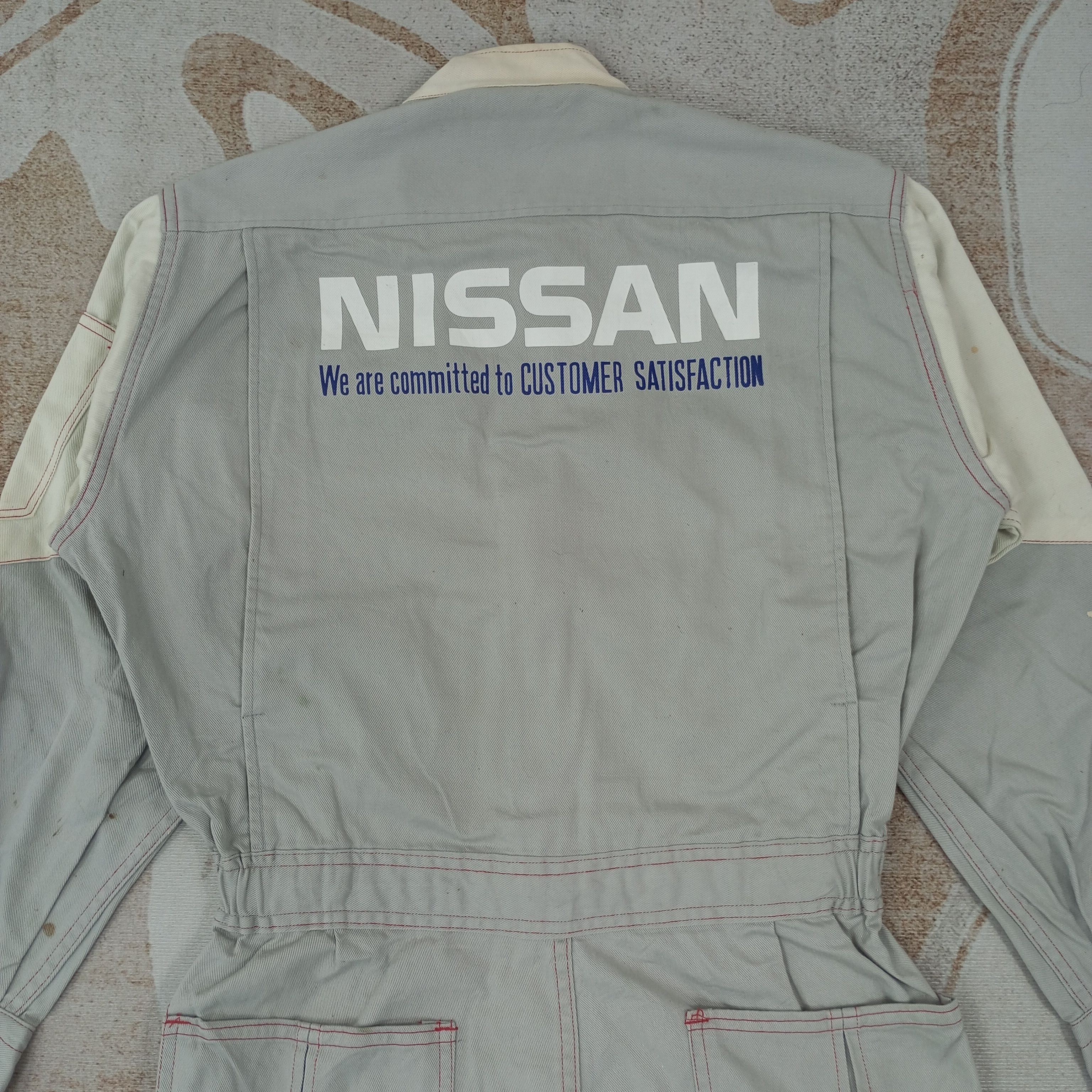 Japanese Brand Nissan Motorsports Workwear Coverall Jacket c231n25 Size US M / EU 48-50 / 2 - 2 Thumbnail