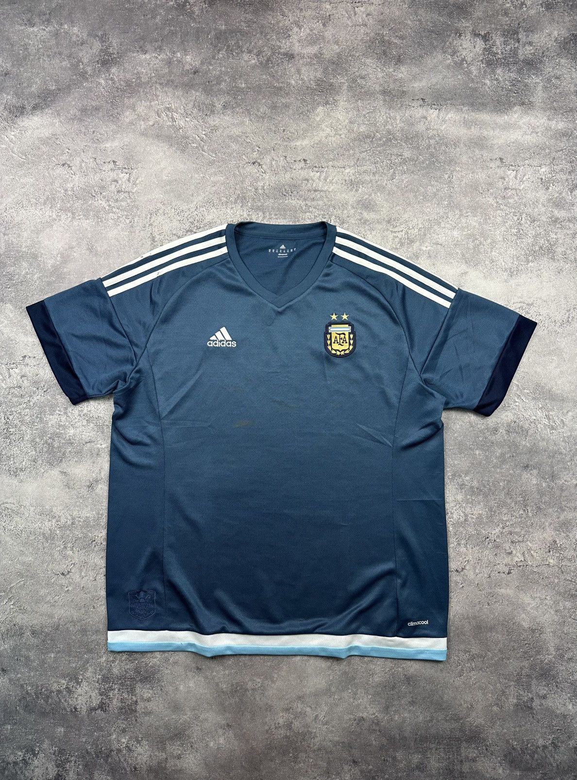 Adidas Vintage Adidas Argentina Blue Football Soccer Jersey 2016 Size US XL / EU 56 / 4 - 1 Thumbnail