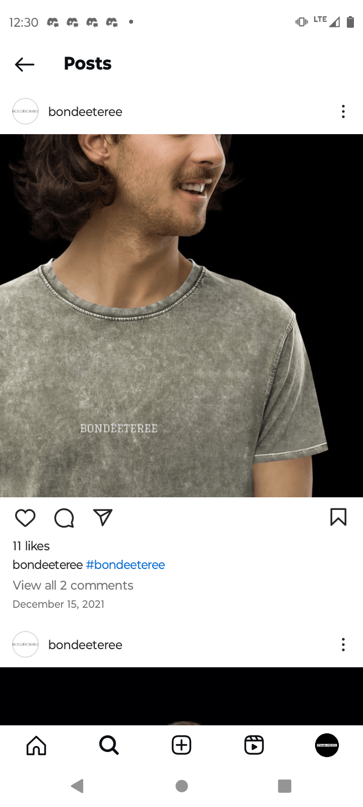 Other BONDÉETEREE by Page The Great DENIM T-SHIRT Size US M / EU 48-50 / 2 - 8 Thumbnail