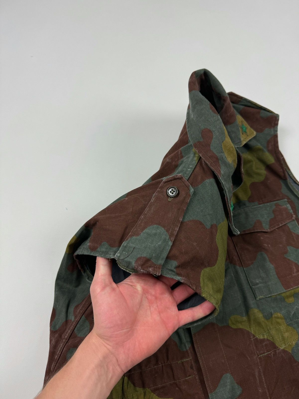 Vintage 1996 Vintage Italian Army San Marco Camouflage Cut Off Vest Size US M / EU 48-50 / 2 - 13 Thumbnail
