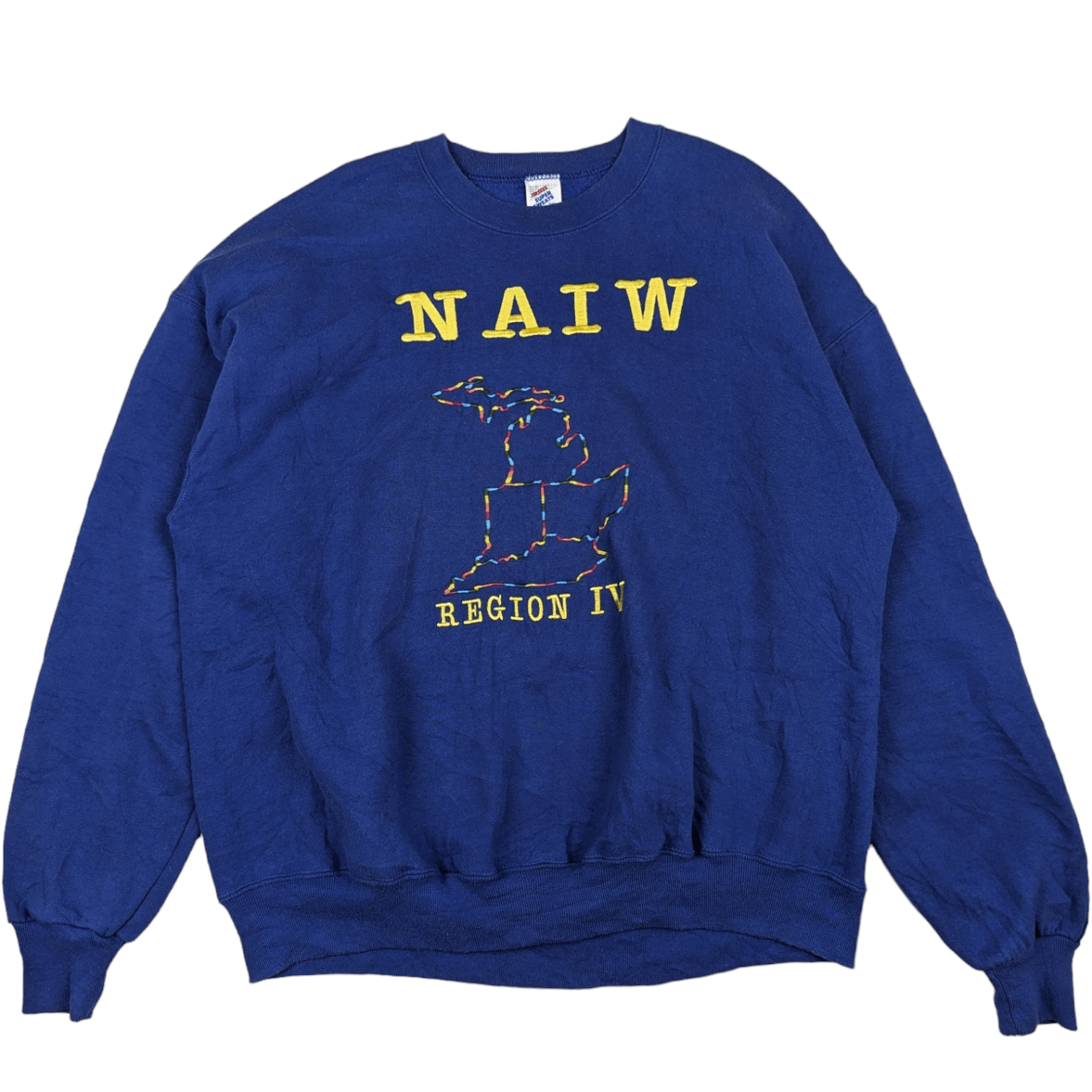 Jerzees Vintage 90's JERZEES NAIW Region IV Jumper Sweatshirt Size US XL / EU 56 / 4 - 2 Thumbnail