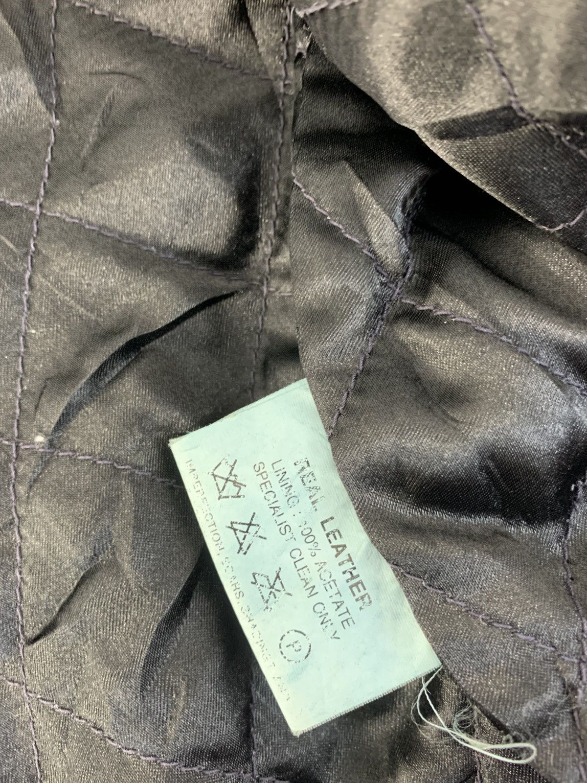 Vintage Vero Cuolo Ciro Citterio Menswear Leather Bomber Padded Size US L / EU 52-54 / 3 - 6 Thumbnail