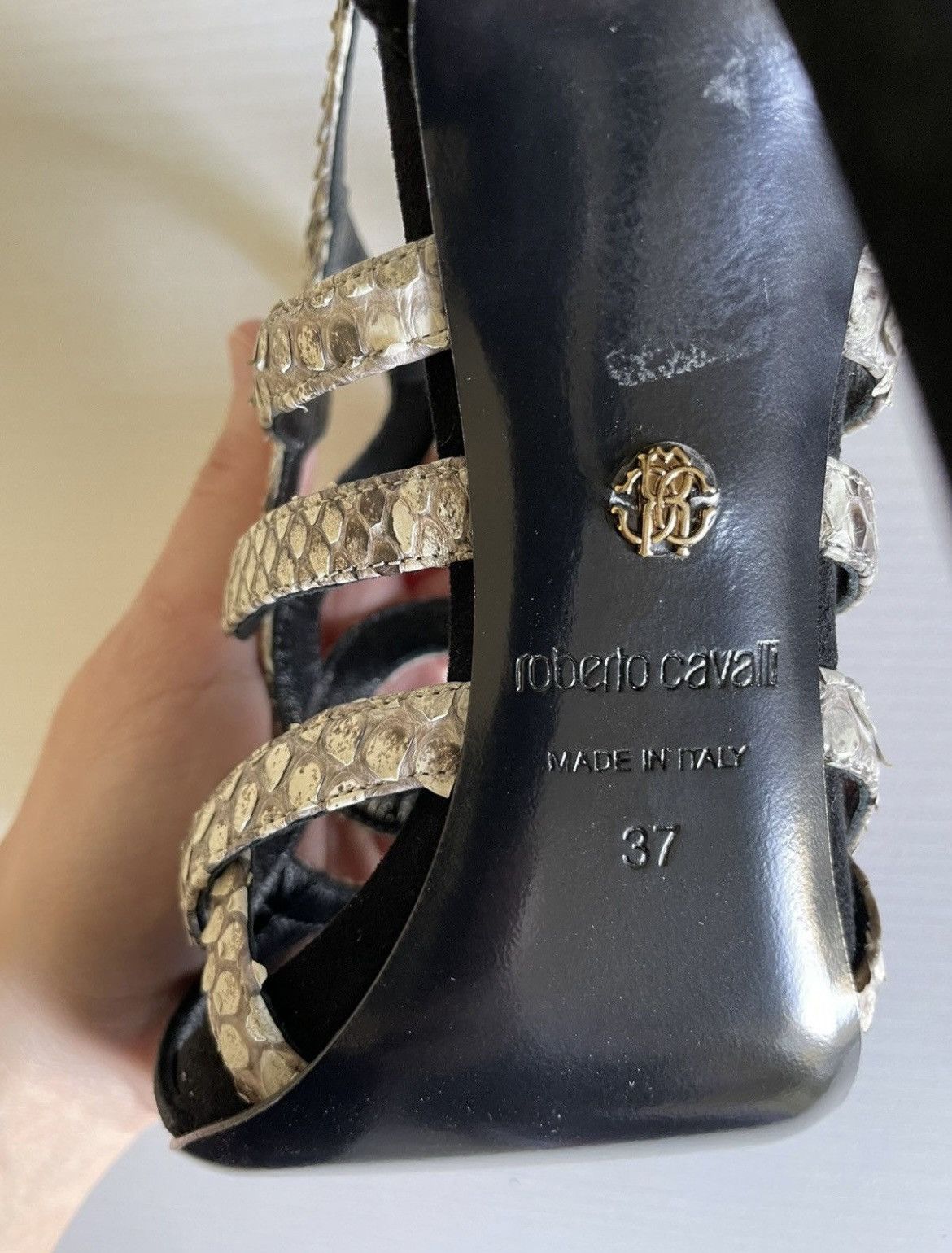 Roberto Cavalli Roberto Cavalli Sandals Size US 7 / IT 37 - 3 Thumbnail