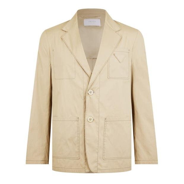 Prada PRADA Triangle Patch Blazer - L Size 44L - 1 Thumbnail