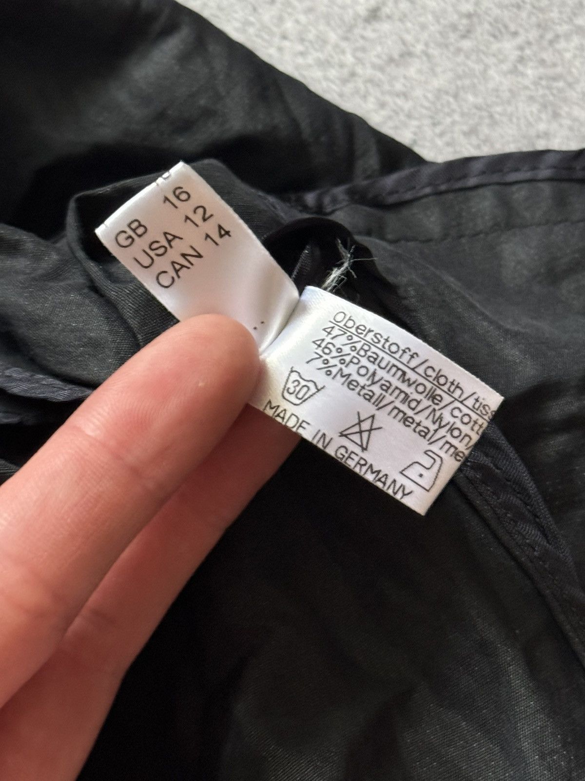 Designer × Vintage Peter O.Mahler US12 CAN14 GB16 Wmns blazer light jacket coat Size XL / US 12-14 / IT 48-50 - 12 Thumbnail