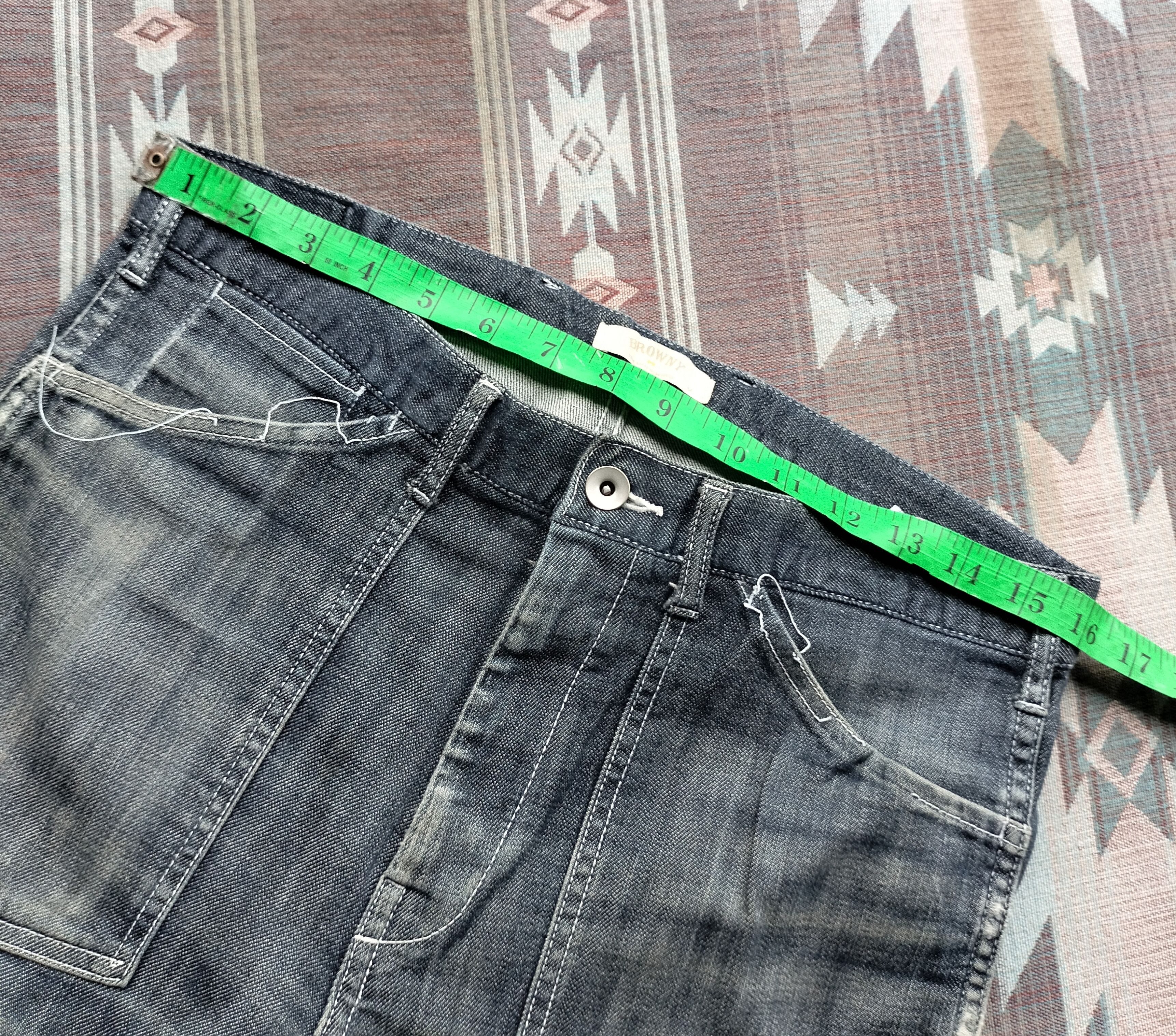 Tornado Mart Vintage browny japan buckle back bush jeans Size US 32 / EU 48 - 7 Thumbnail