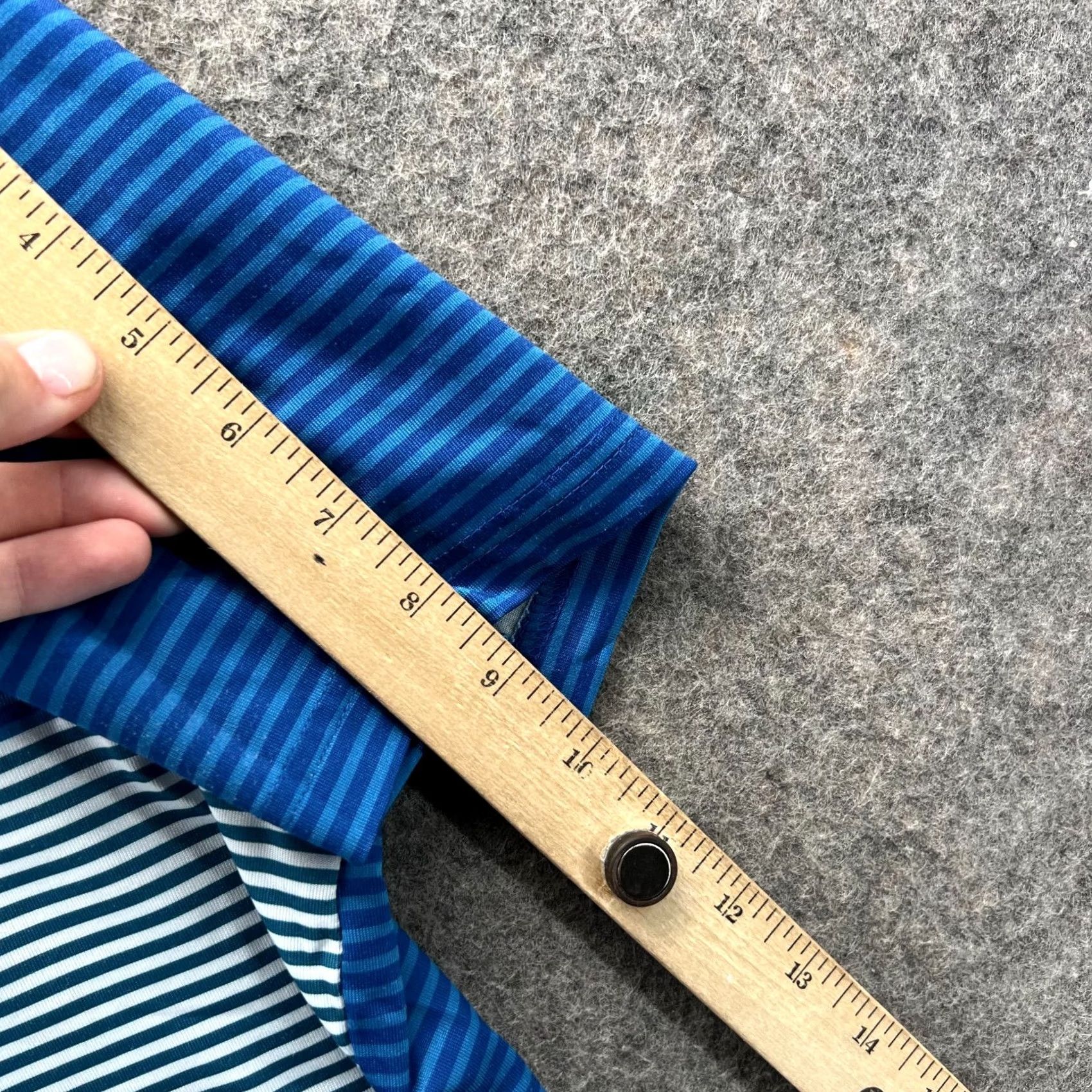 Izod IZOD Polo Shirt Mens XL Blue Striped Preppy Golf Polo Shirt Short Sleeve Regular Fit Size US XL / EU 56 / 4 - 4 Thumbnail