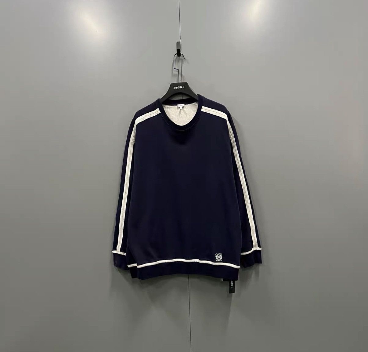 Loewe LOEWE Side Stripe Logo Sweatshirt J41 Size US M / EU 48-50 / 2 - 1 Thumbnail
