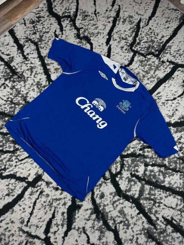 Umbro Vintage Umbro Everton Chang Blue XXL Football Shirt Size US XXL / EU 58 / 5 - 2 Thumbnail