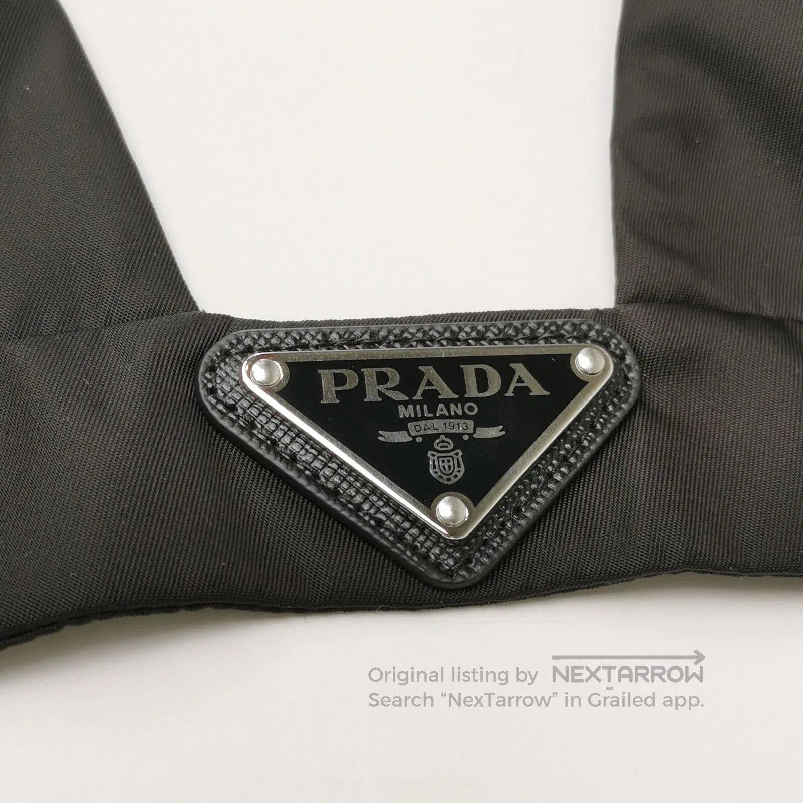 Prada Prada Black Triangle Logo Bralette . Size M / US 6-8 / IT 42-44 - 3 Thumbnail