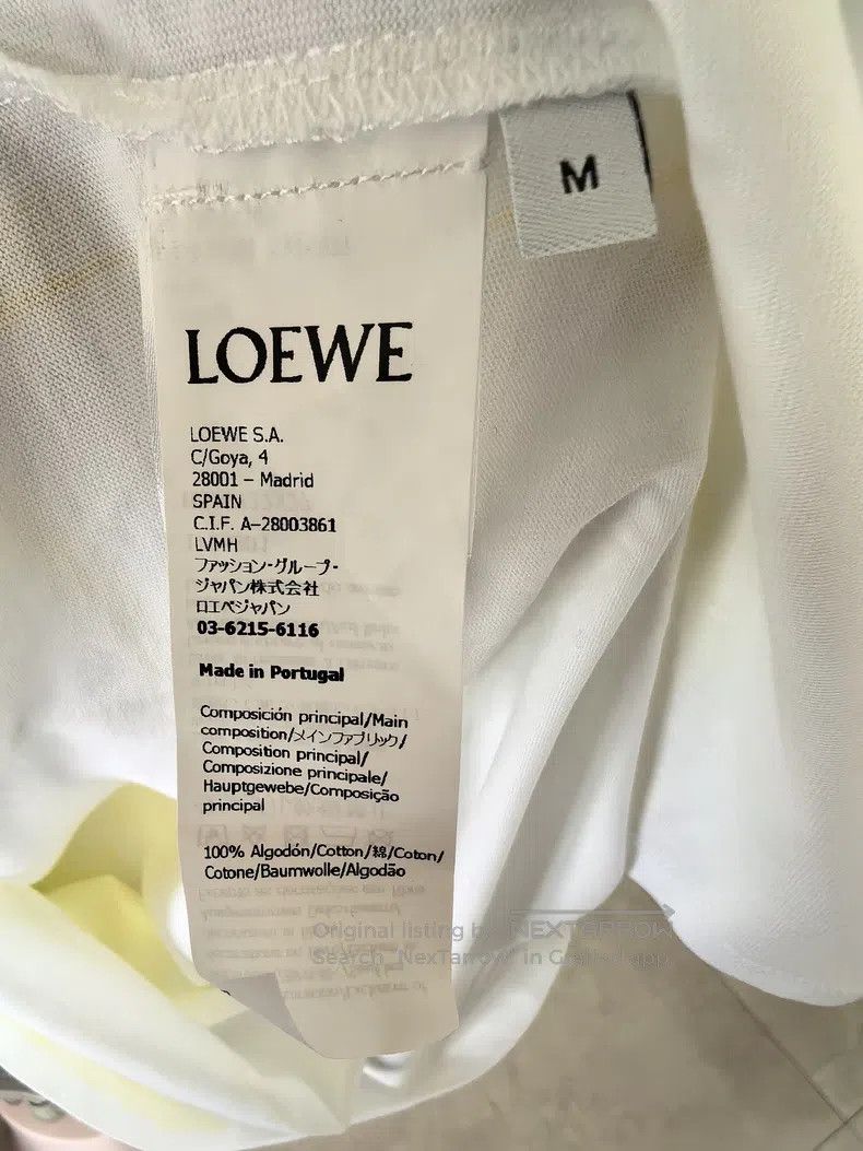 Loewe Loewe Short Sleeve with Logo on Front and Back Size US M / EU 48-50 / 2 - 4 Thumbnail