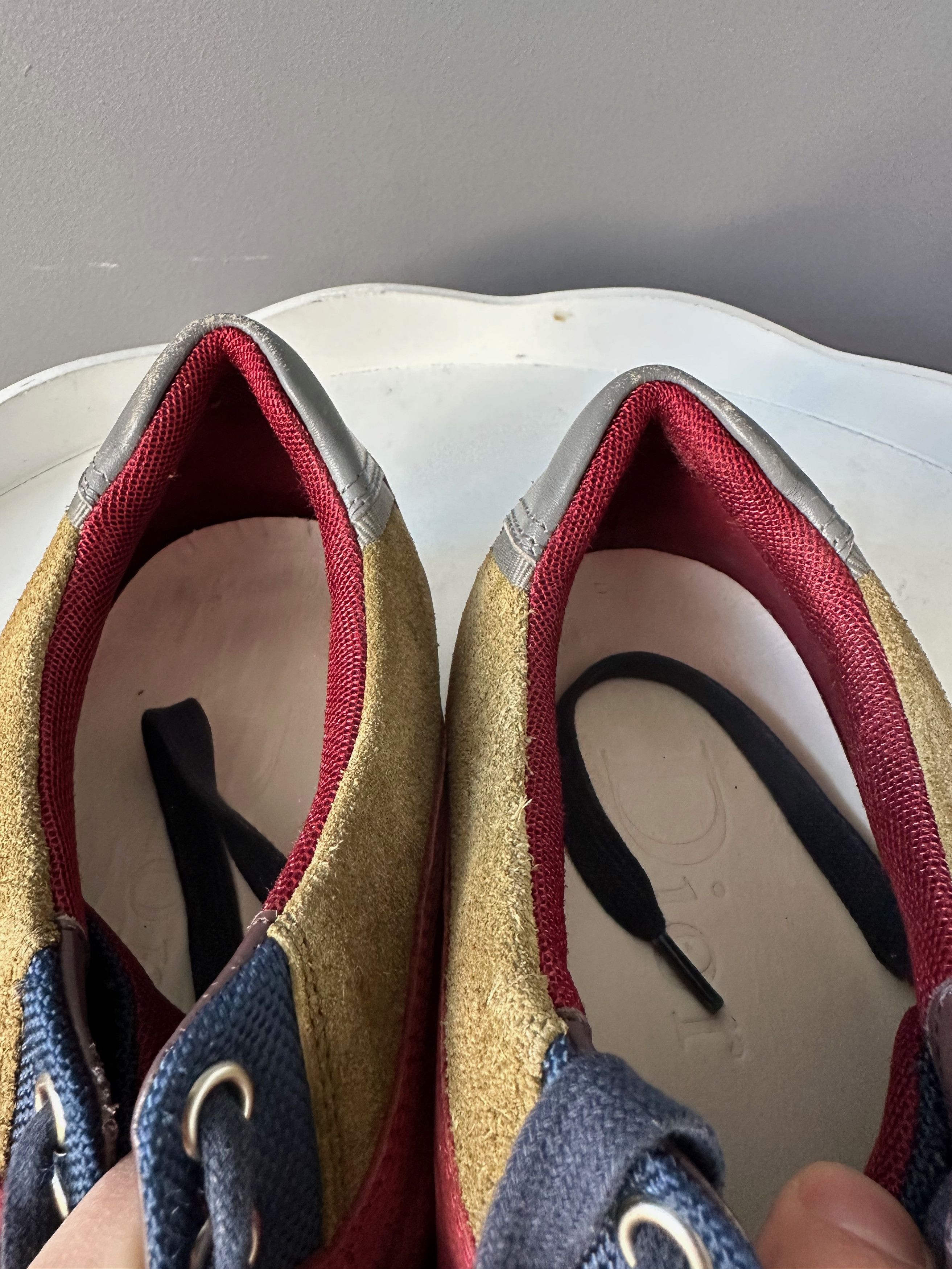 Dior 2014 A/W DIOR Homme low top suede sneakers Multicolor Size US 10 / EU 43 - 12 Thumbnail