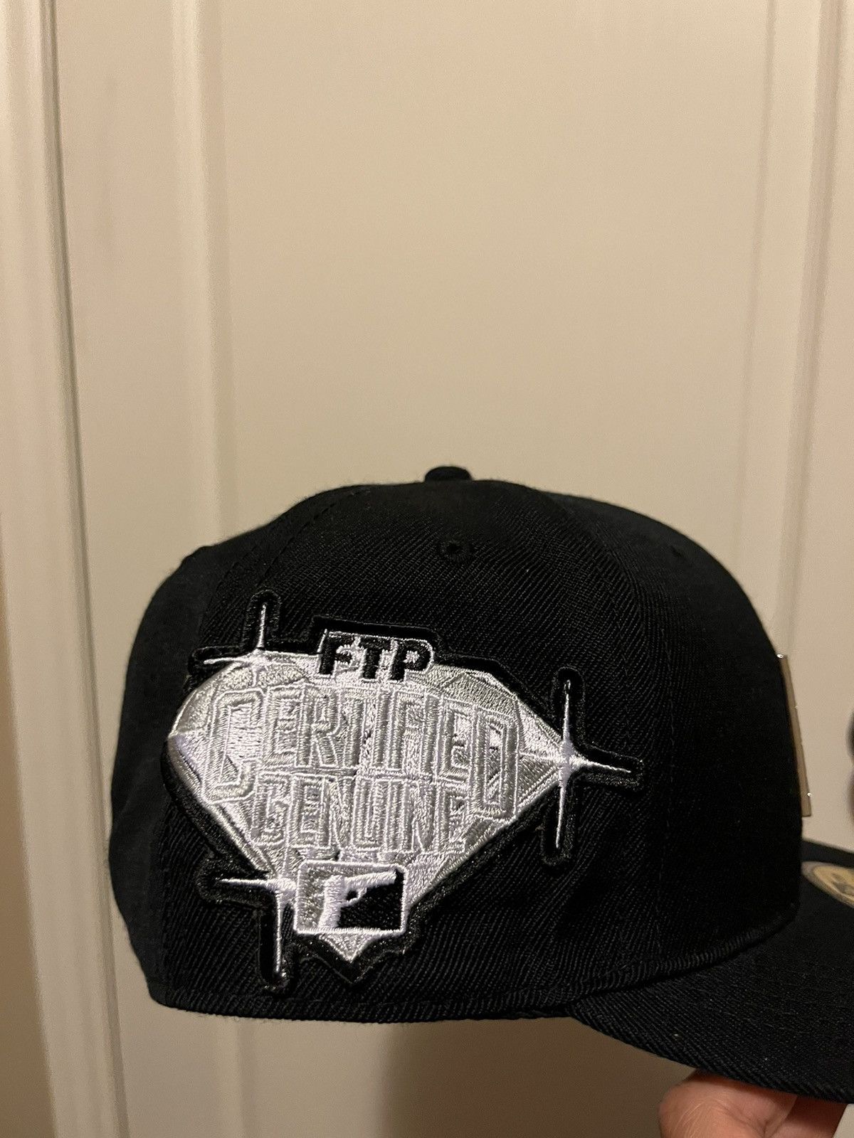 Fuck The Population FTP bling f logo fitted size 7 1/8 black Size ONE SIZE - 3 Thumbnail
