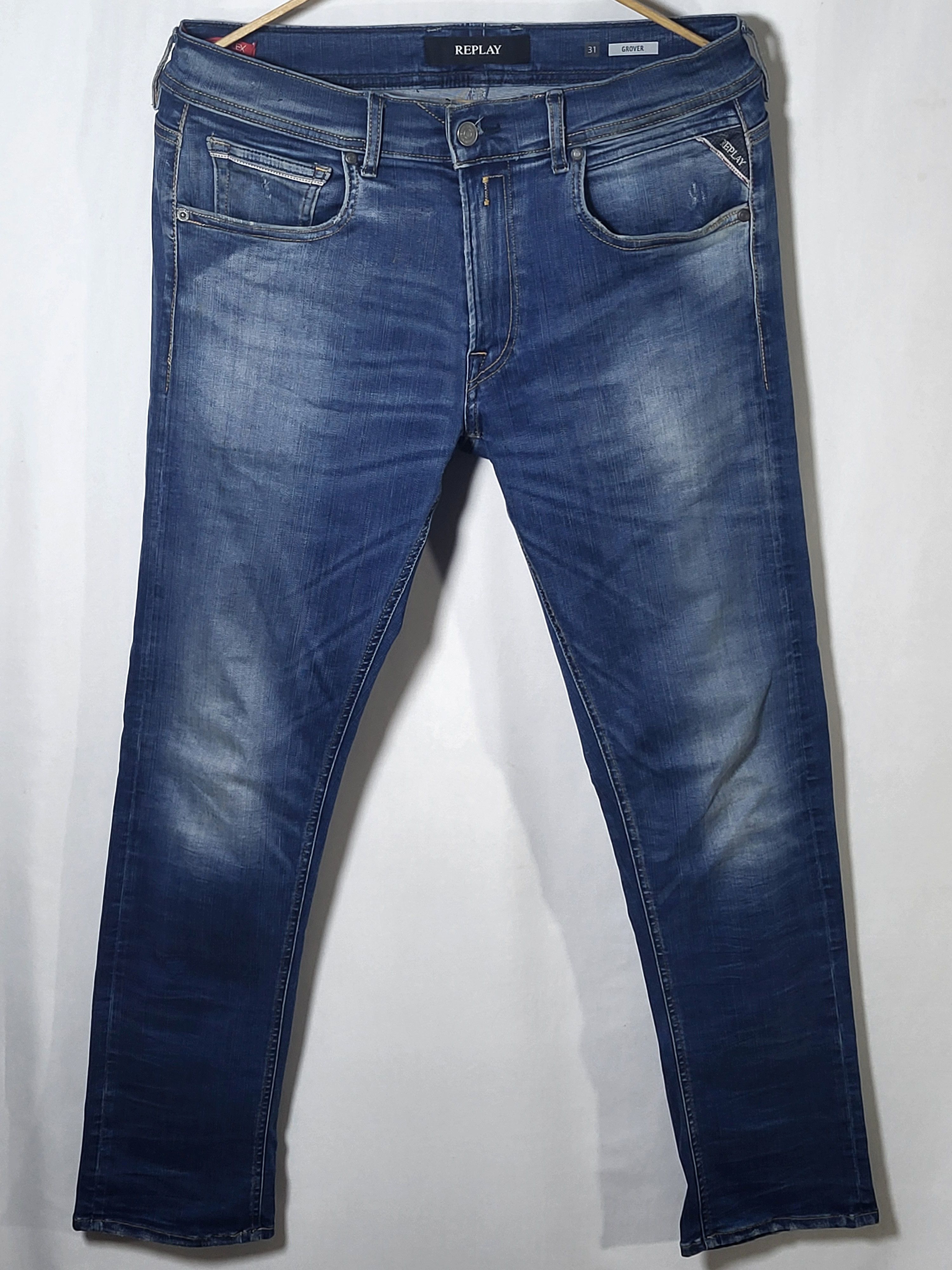 Replay Replay distressed jeans.Hyperflex technology. Size US 31 - 1 Thumbnail