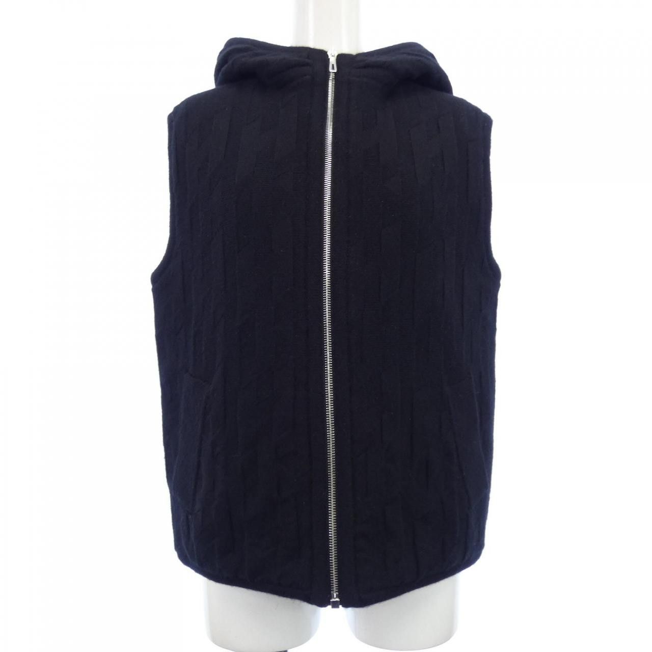 Hermes Hermes Hermes H Motif Quilting Vest Textile Tops DUTY FREE for USA Size ONE SIZE - 1 Thumbnail