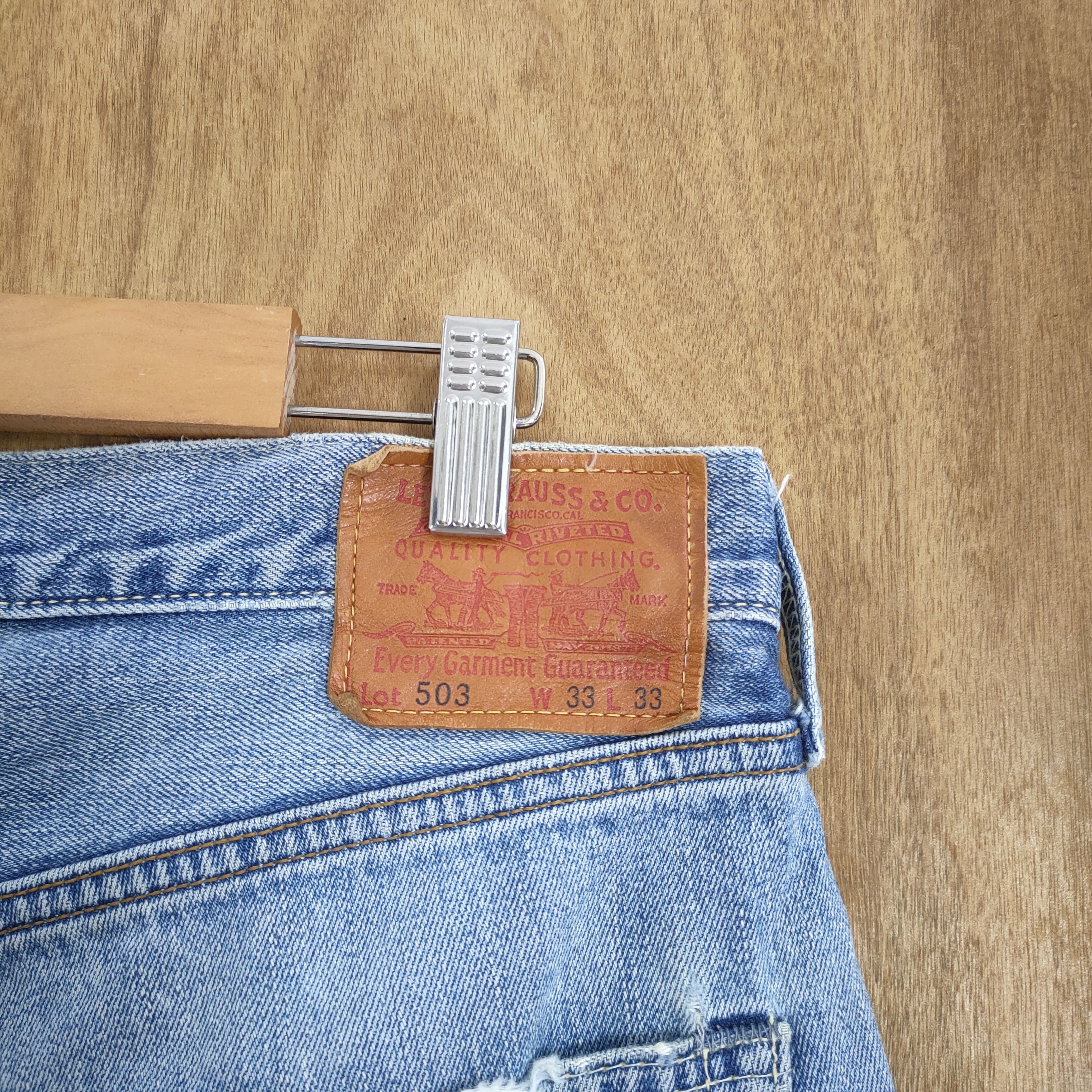 Jean × Levi's Vintage Clothing VINTAGE LEVI'S 503 FADED DISTRESSED JEANS PANTS Size US 34 / EU 50 - 11 Thumbnail