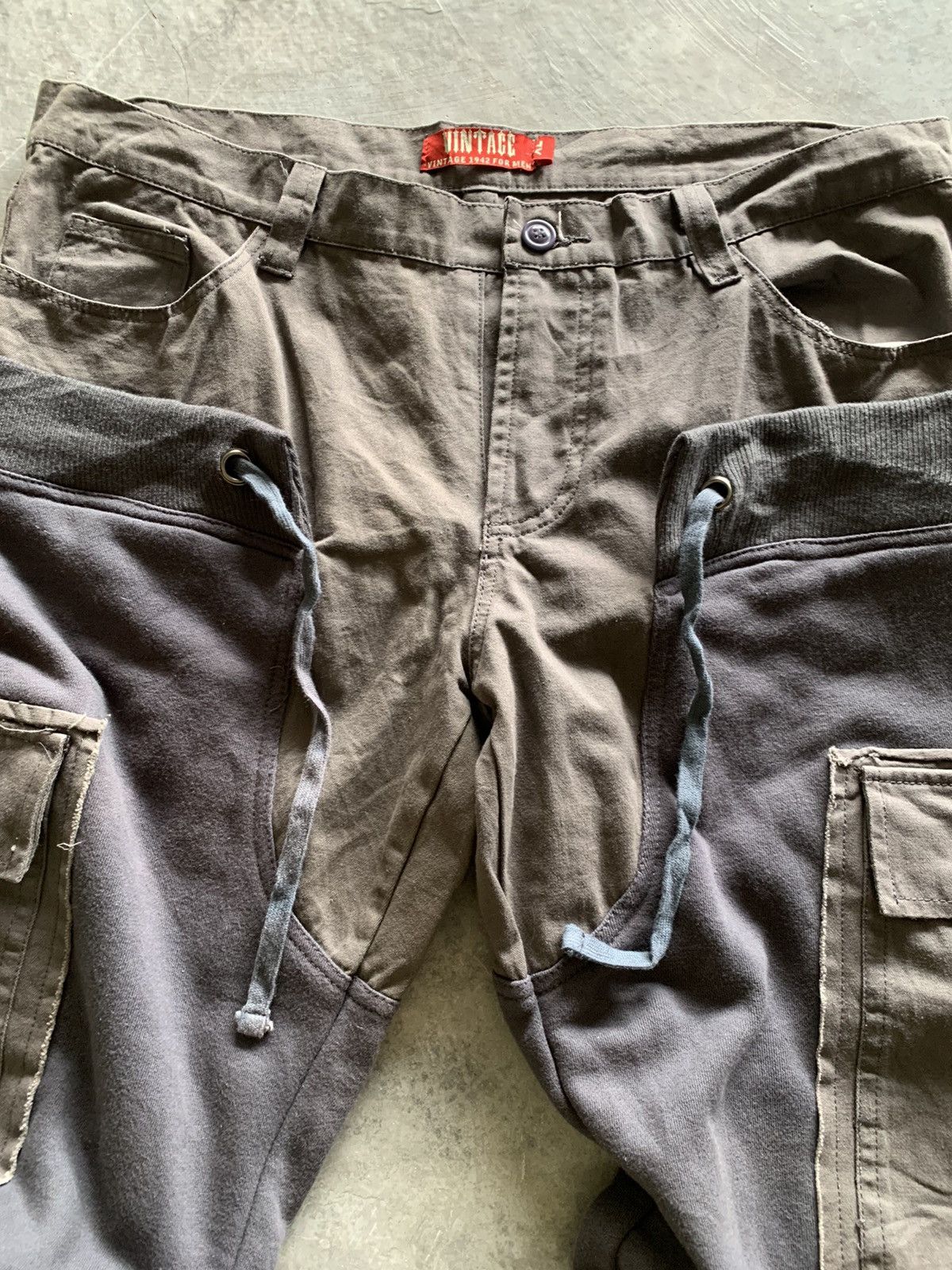 20471120 × Hysteric Glamour × Le Grande Bleu (L.G.B.) vintage hybrid cargo sweatpant punk army style Size US 37 - 7 Thumbnail