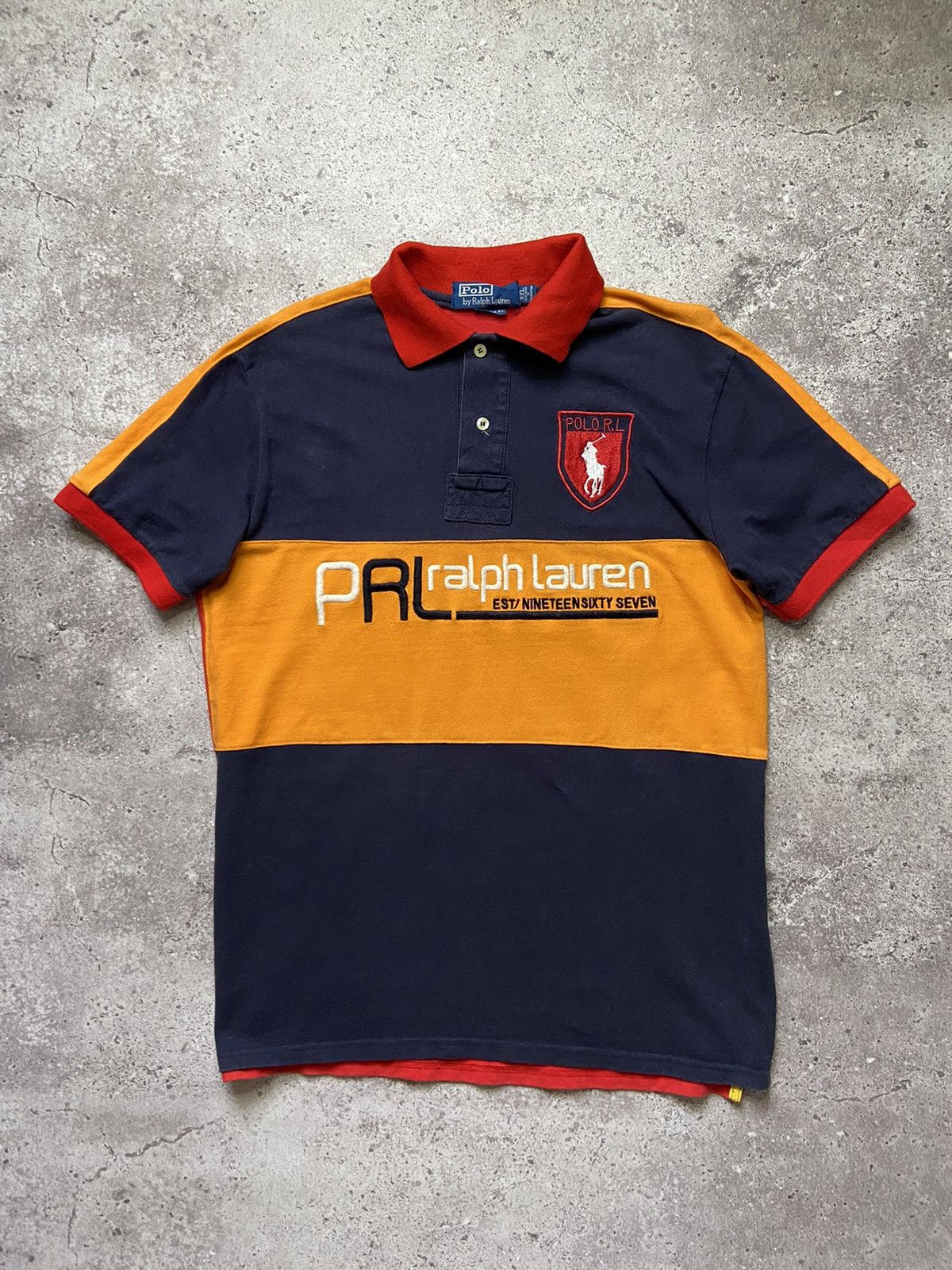 Polo Ralph Lauren × Ralph Lauren × Vintage Y2K Polo Ralph Lauren Big Logo Polo T Shirt Size US XXL / EU 58 / 5 - 1 Thumbnail