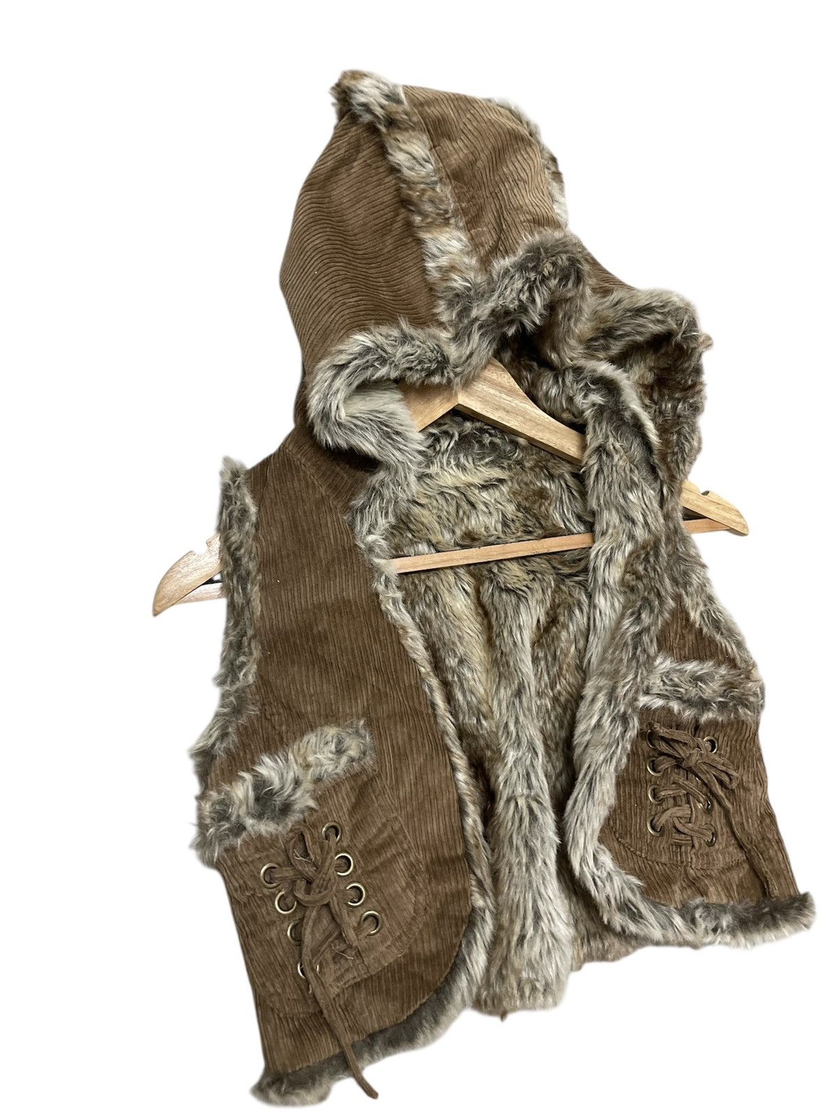 If Six Was Nine If Six Was Nine × L.G.B Ghost Of Harlem Faux Fur Vest Jacket Size S / US 4 / IT 40 - 11 Thumbnail