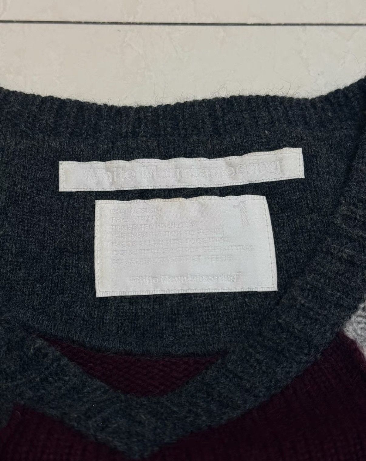 White Mountaineering White Mountaineering (WM) Cashmere-Blend Sweater/Knitwear Size US S / EU 44-46 / 1 - 3 Thumbnail