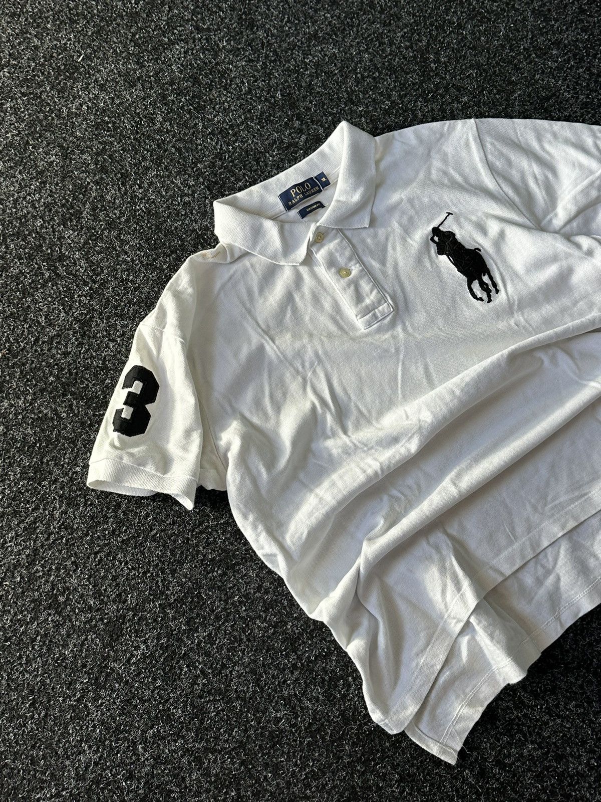 Polo Ralph Lauren × Vintage ❗️Vintage POLO Shirt Polo Ralph Lauren #3 USA Chief Keef styl Size US XL / EU 56 / 4 - 2 Thumbnail