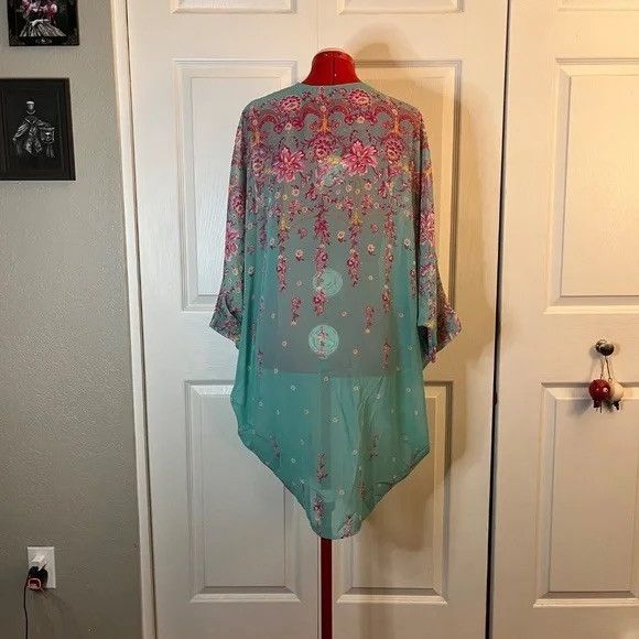 Other Floral Chiffon Kimono Cardigan Size ONE SIZE - 2 Thumbnail