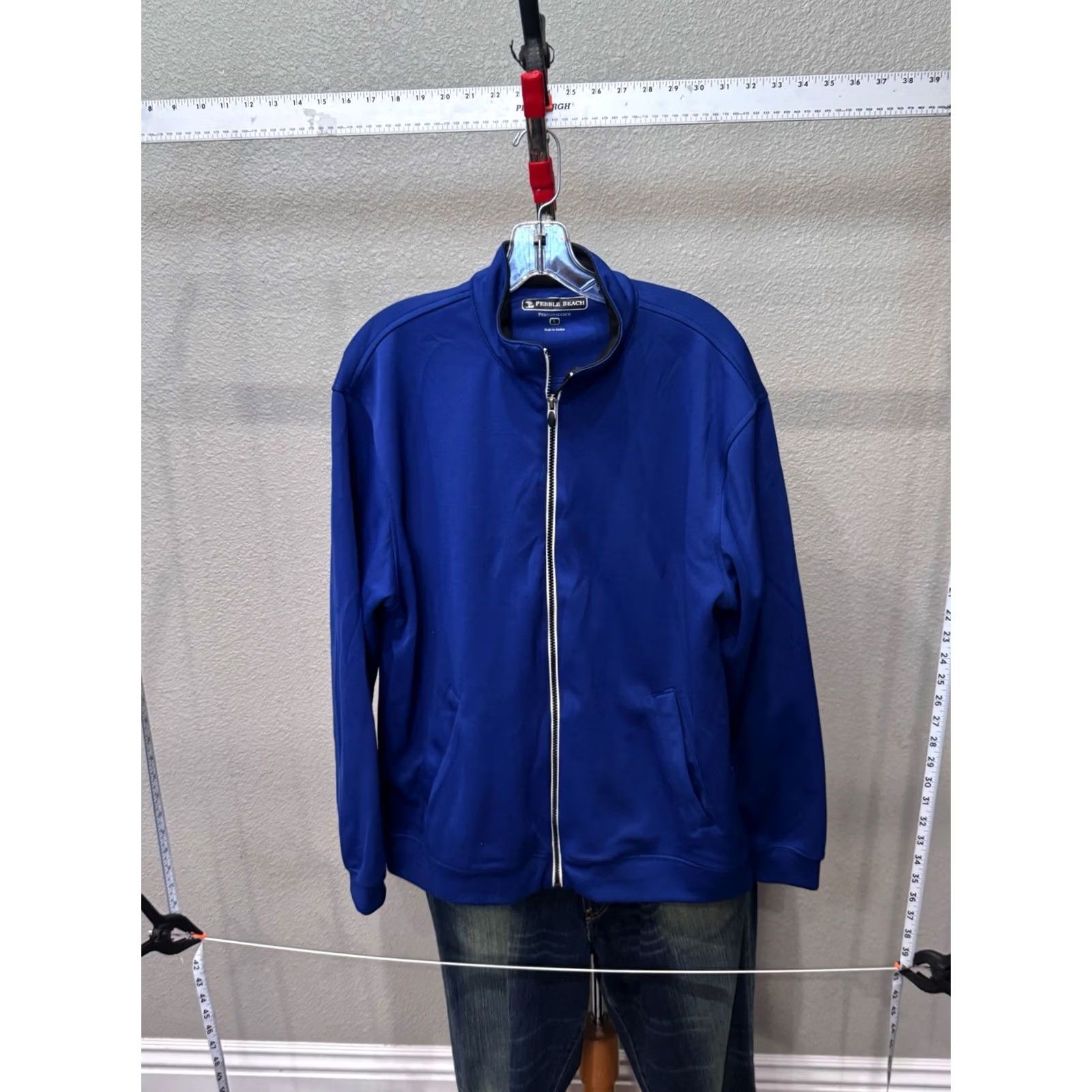 Vintage Pebble Beach Blue Performance Zippered SWEATER Large L Mens Size US L / EU 52-54 / 3 - 2 Thumbnail