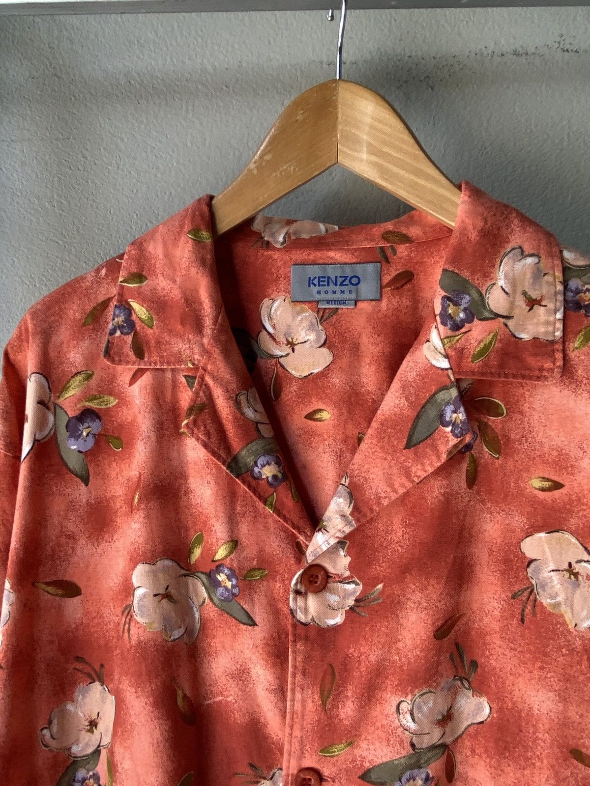 Kenzo KENZO Vintage Floral Button-Up Shirt Size US L / EU 52-54 / 3 - 10 Thumbnail