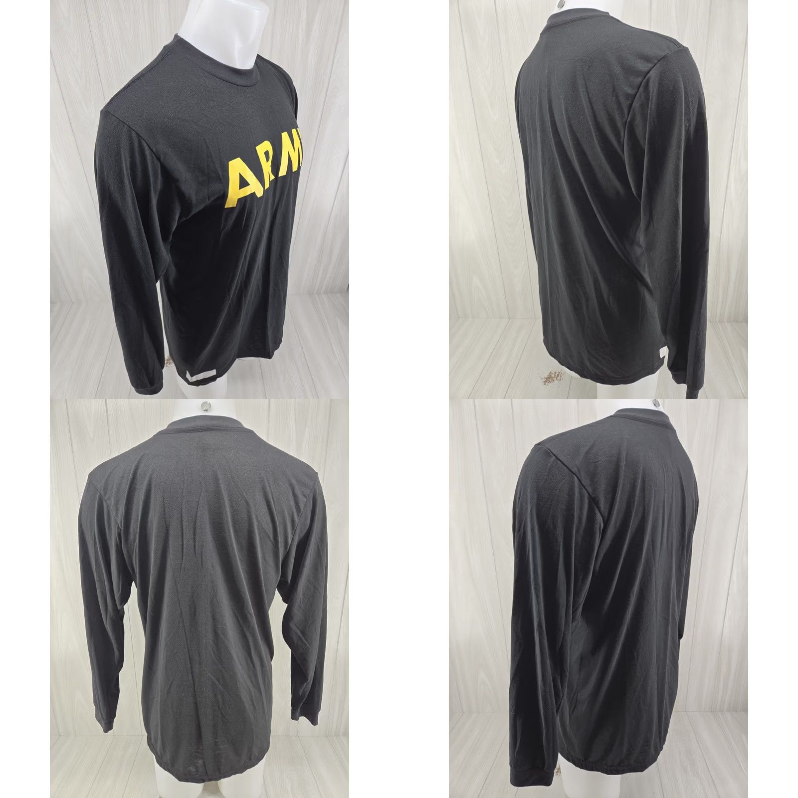 Vintage US Army APFU PT Long Sleeved Shirt Black M Mens Size US M / EU 48-50 / 2 - 8 Thumbnail