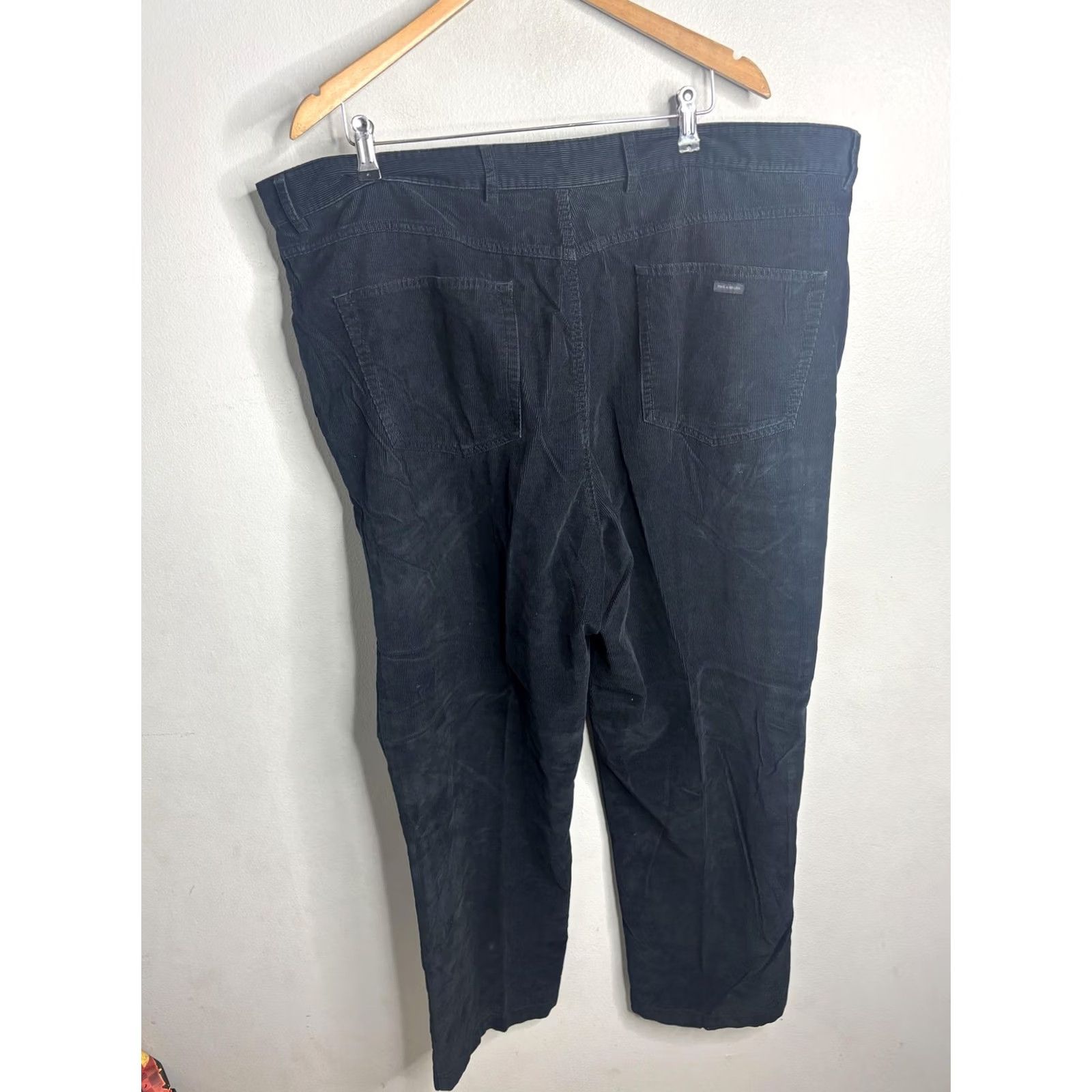 Paul & Shark Paul & Shark Pants Mens 44x30 Black Corduroy Chino 5 Pocket Italy Yachting Size US 44 / EU 60 - 4 Thumbnail