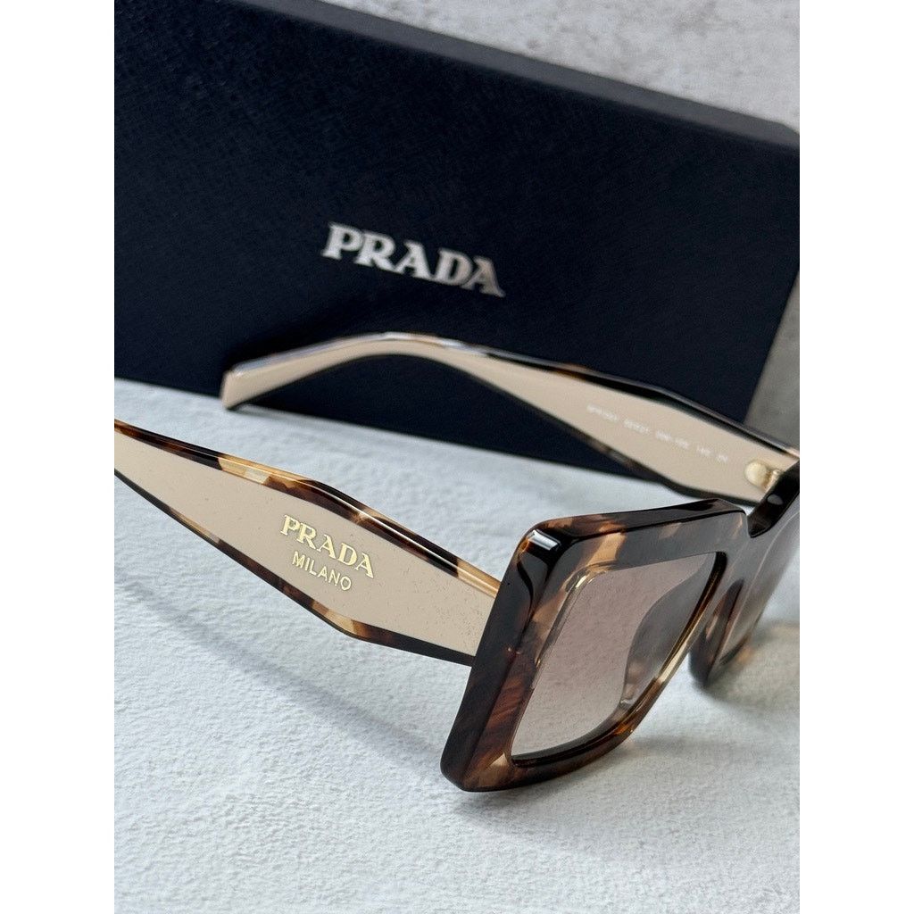 Prada NEW Prada PR D01S Sunglasses in Havana Brown Powder $390 Size ONE SIZE - 6 Thumbnail
