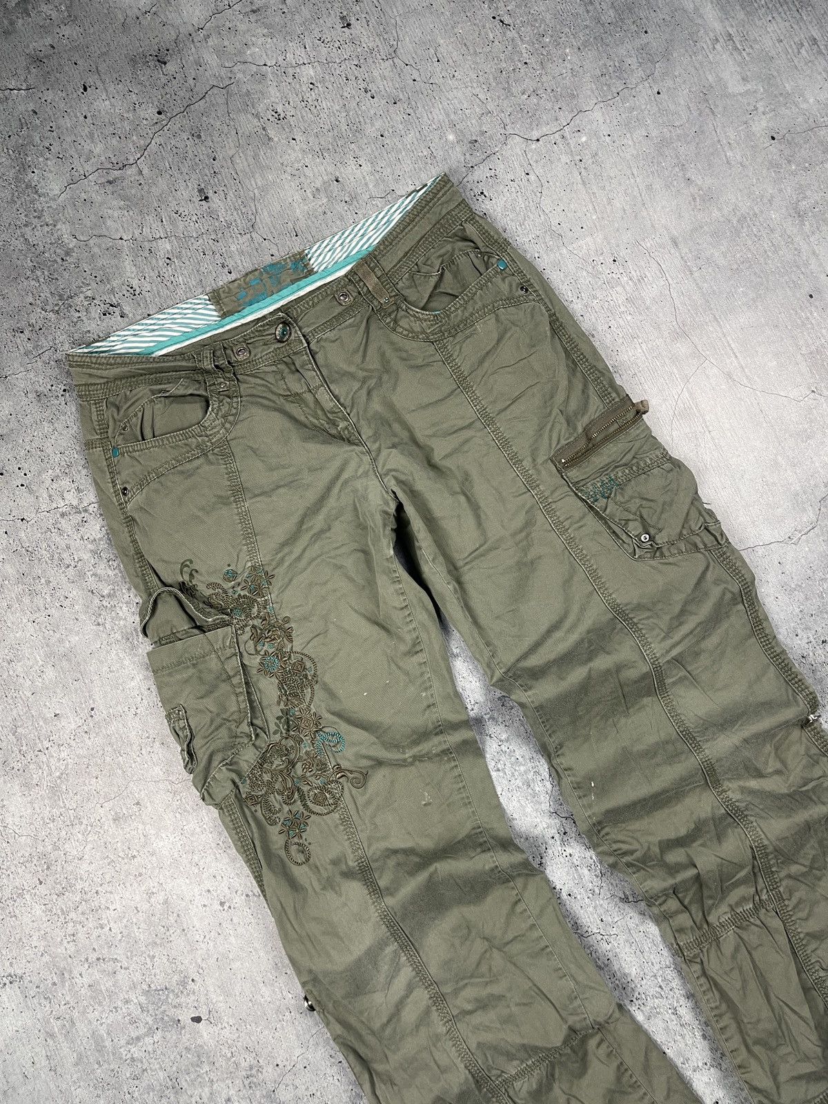 Japanese Brand Vintage Bondage Wide Pants Size 31" - 2 Thumbnail