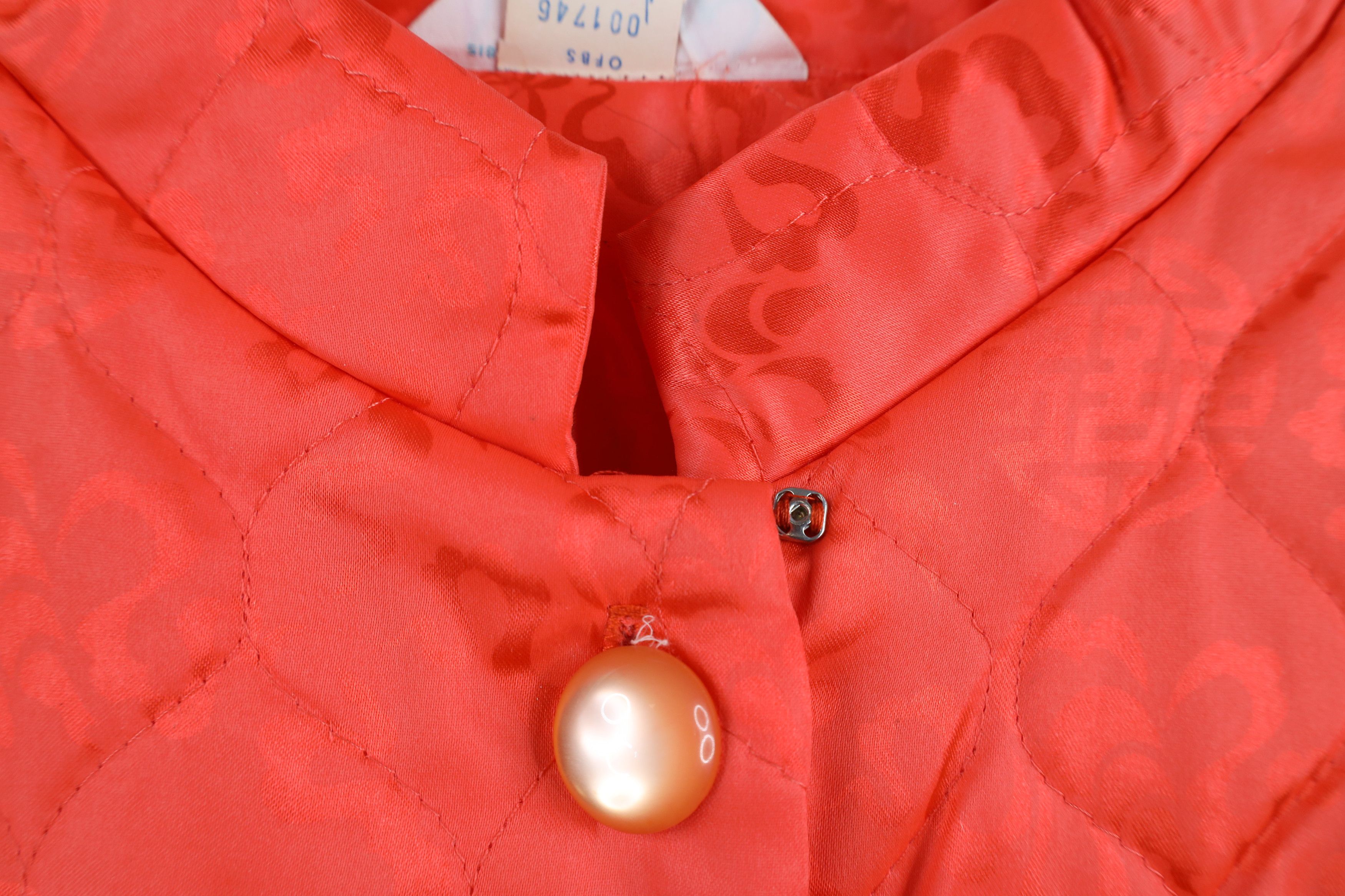 Vintage Deadstock Vintage 60s Quilted Kimono Night Sleep Jacket Size XL / US 12-14 / IT 48-50 - 7 Thumbnail