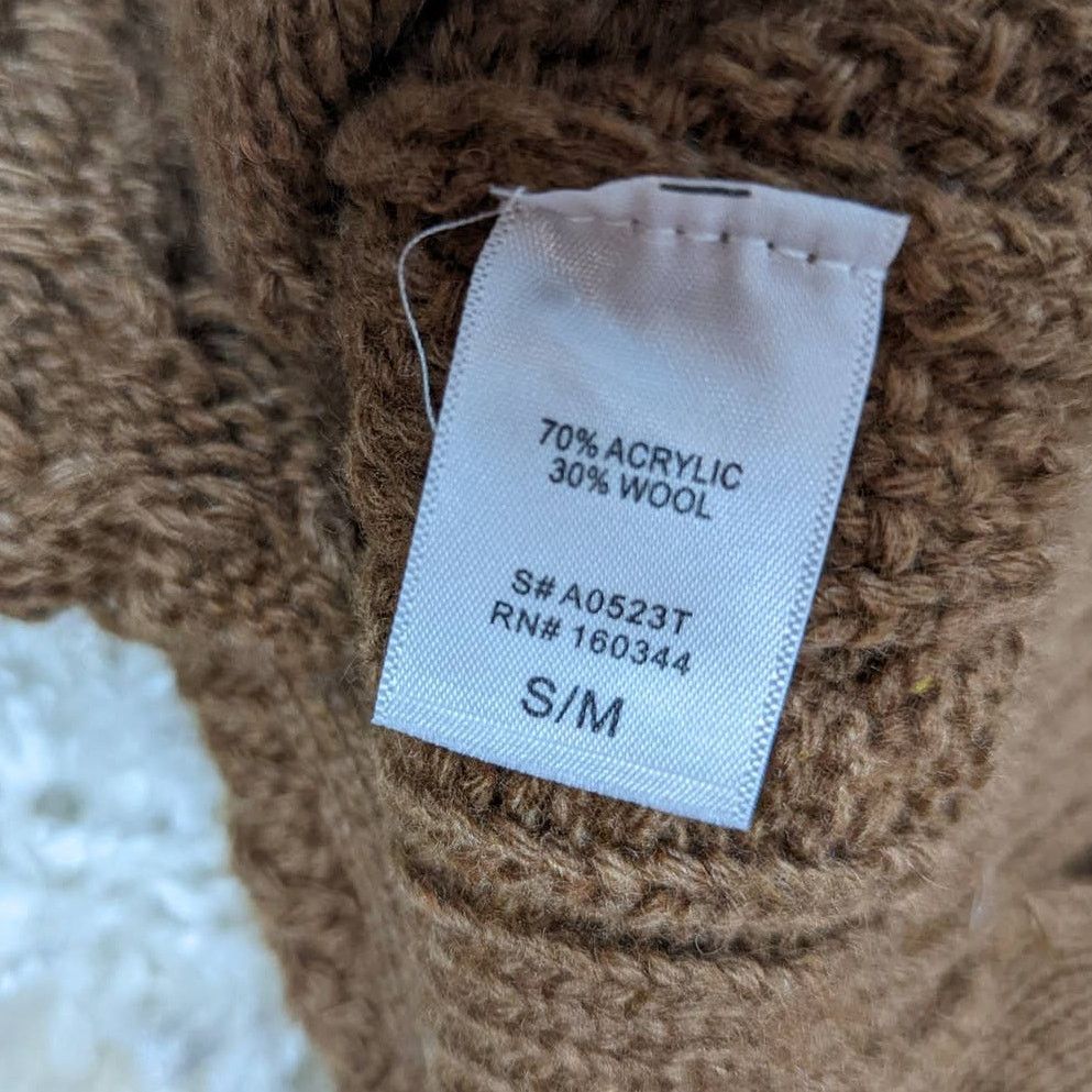 Other Beige Botany Cable Knit Wool Blend Sweater Brown Size Small Size S / US 4 / IT 40 - 5 Thumbnail