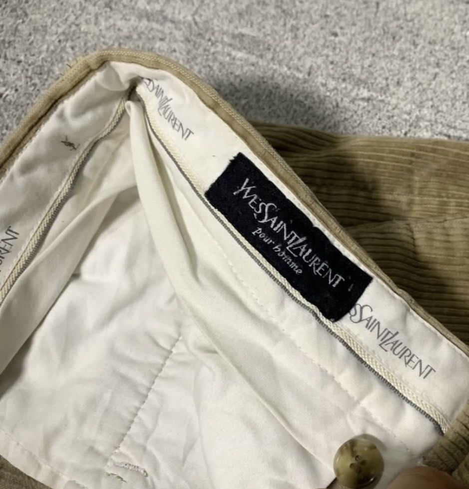 Yves Saint Laurent Vintage YSL Yves Saint Laurent Corduroy Pants Size US 36 / EU 52 - 5 Thumbnail