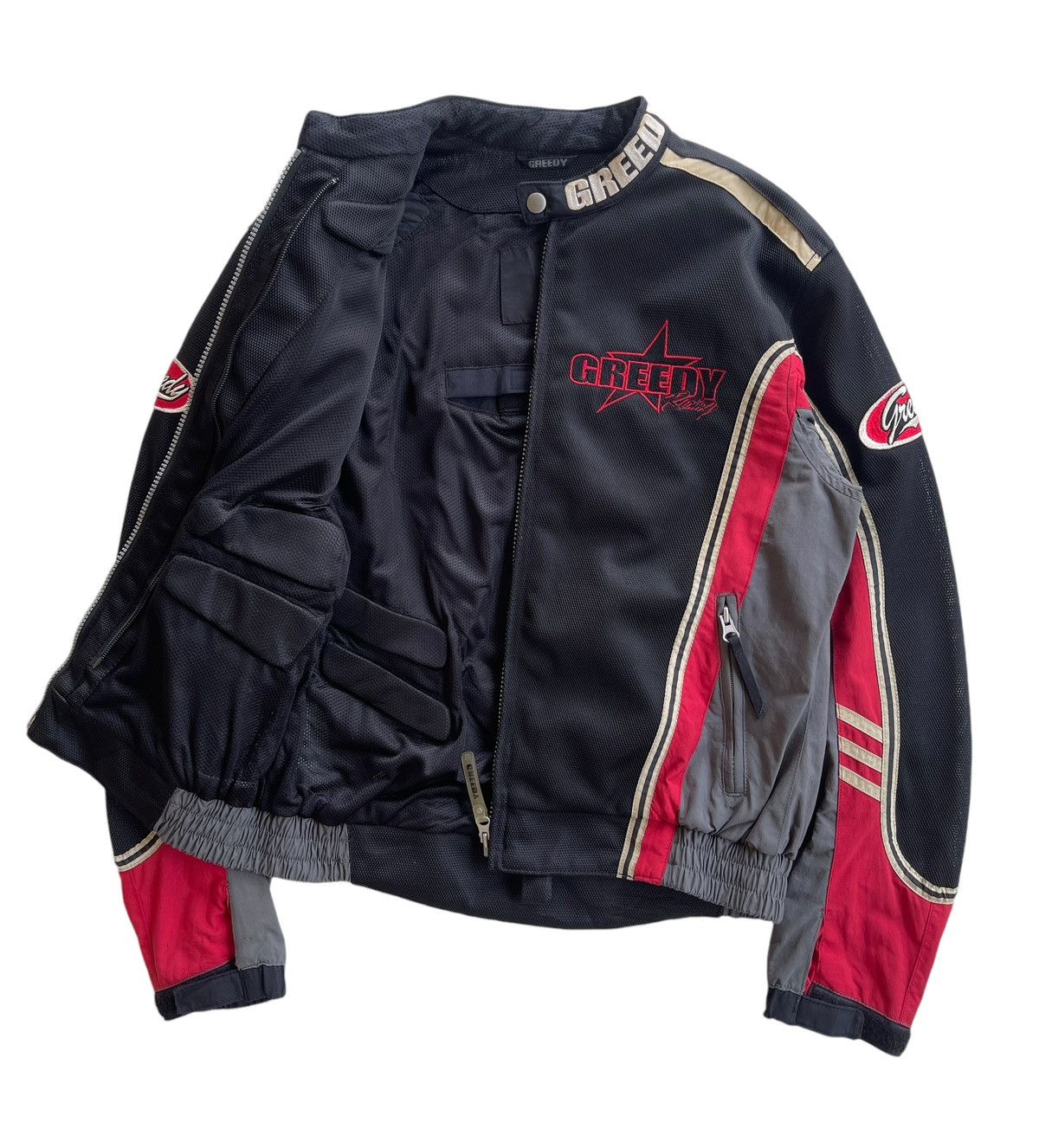 Vintage Vintage Greedy Racing Bikers Jacket Size US M / EU 48-50 / 2 - 9 Thumbnail