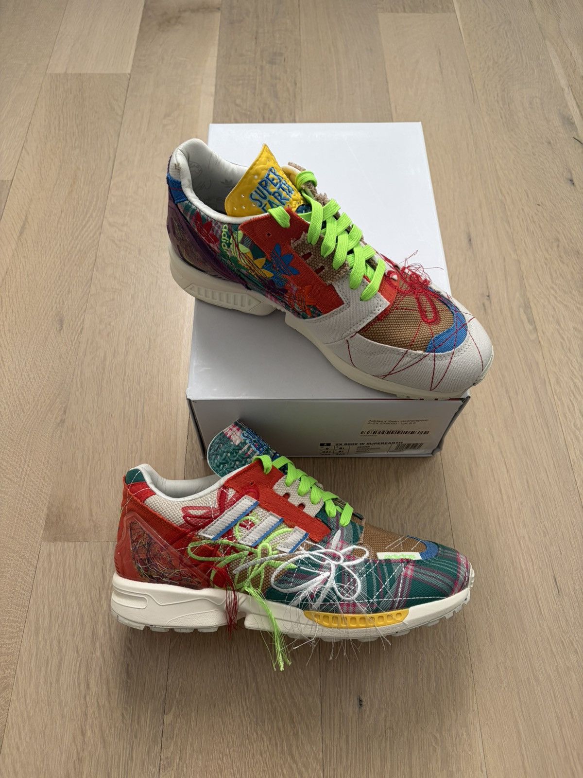 Adidas adidas x Sean Wotherspoon ZX 8000 Super Earth 2021 GZ3088 Size US 9 / EU 42 - 1 Thumbnail