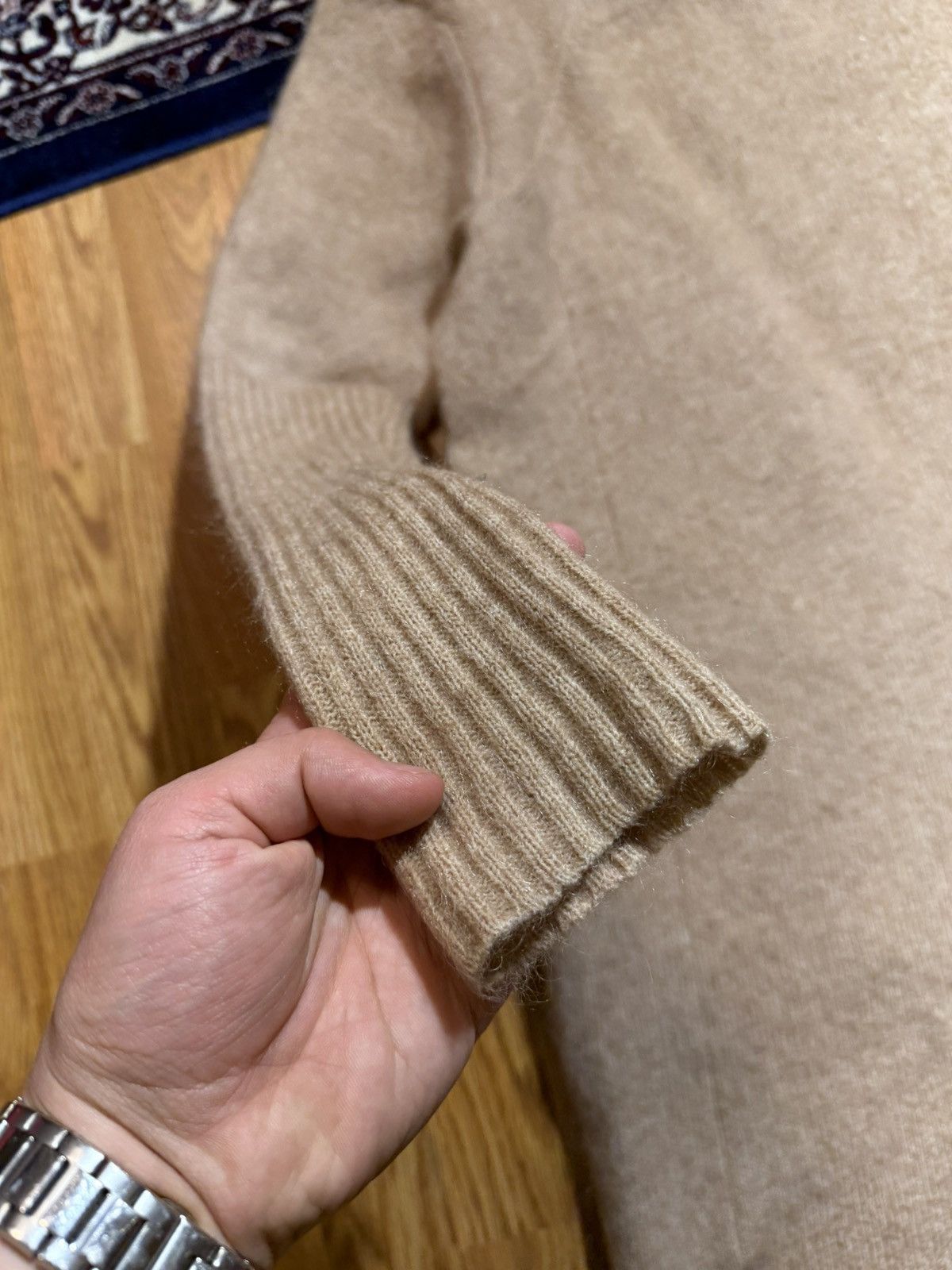 Acne Studios Acne Studios Raya Mohair Cardigan - Dusty Paw Beige - Size S Size S / US 4 / IT 40 - 7 Thumbnail