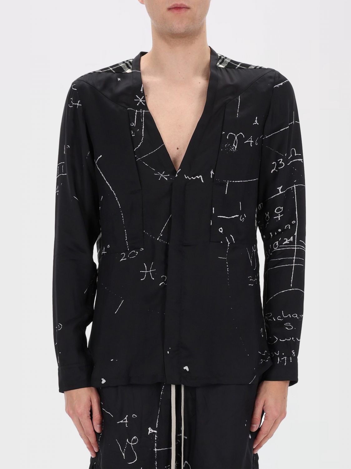 Rick Owens Rick Owens Shirt Men Black Size US XL / EU 56 / 4 - 1 Thumbnail
