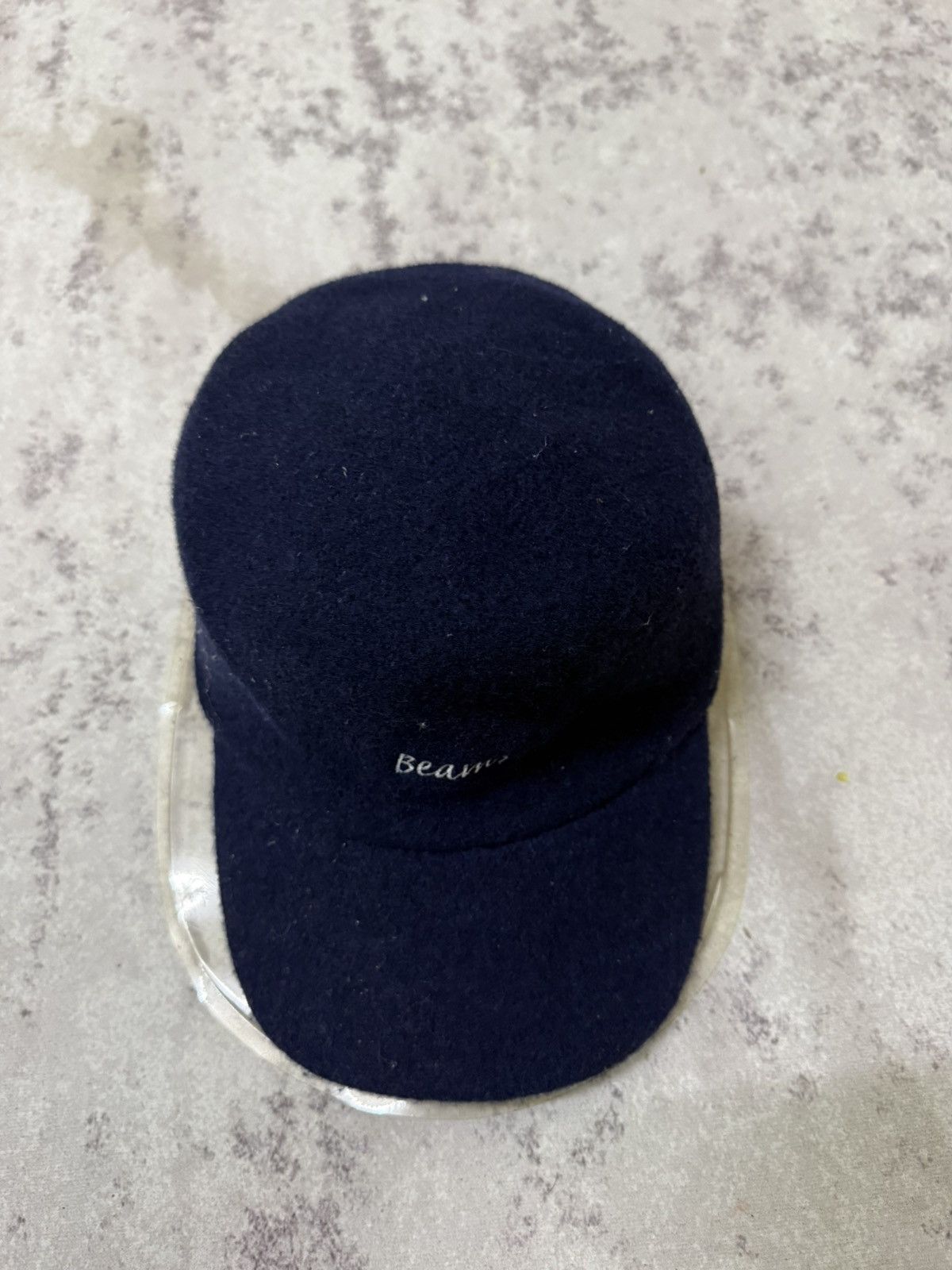Beams Japan Beams Embroidery Logo Wool Fullcap Size ONE SIZE - 5 Thumbnail