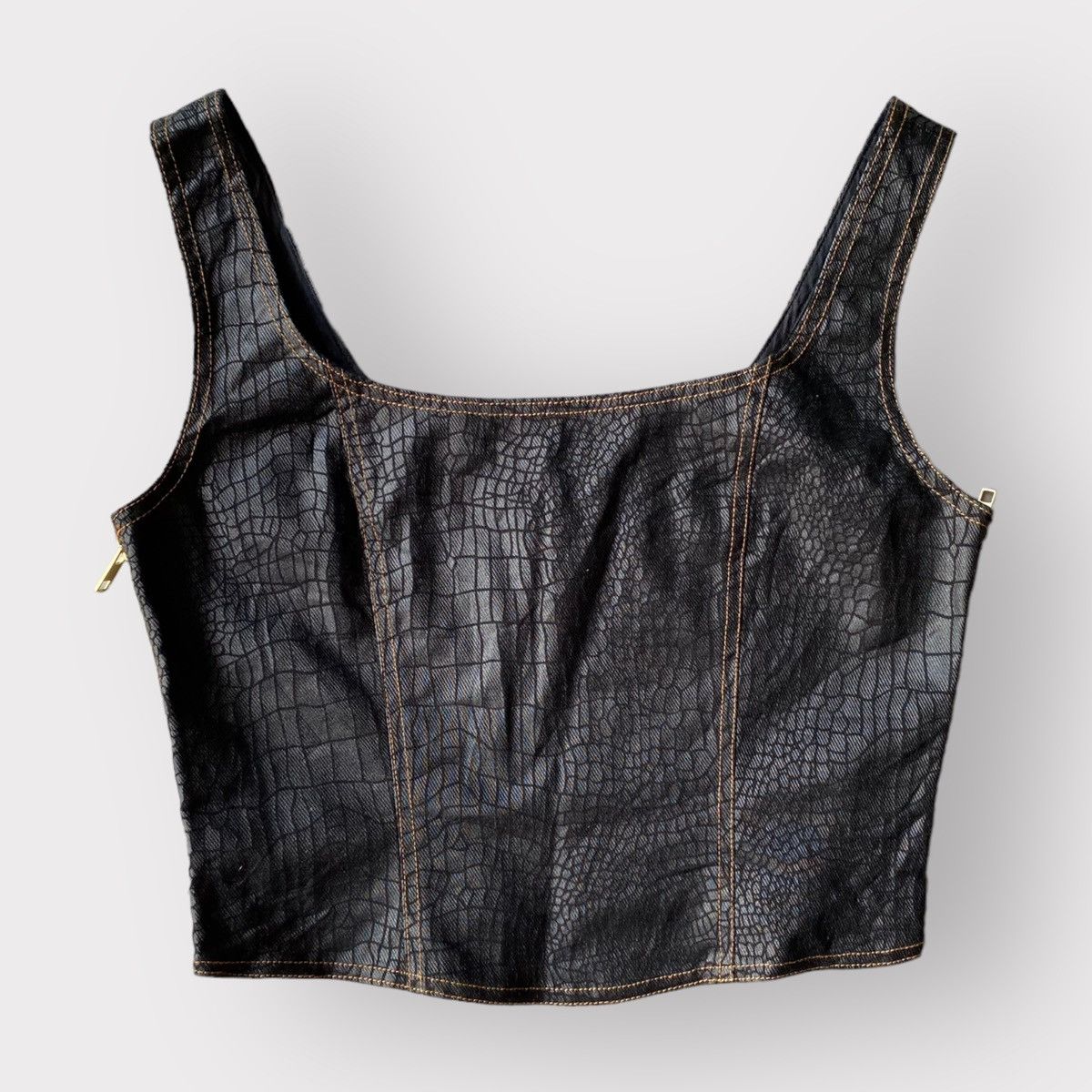 Jean Paul Gaultier JPG Reptile Print Corset Size M / US 6-8 / IT 42-44 - 1 Thumbnail