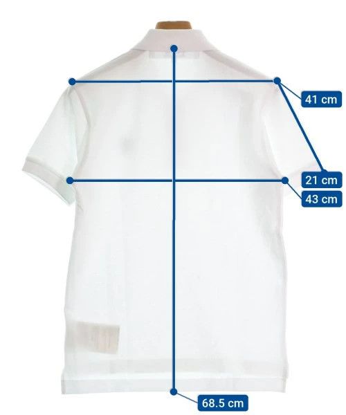 Comme des Garcons PLAY Polo Shirt Cotton Short Sleeve Patch Black Heart White Size US S / EU 44-46 / 1 - 3 Thumbnail