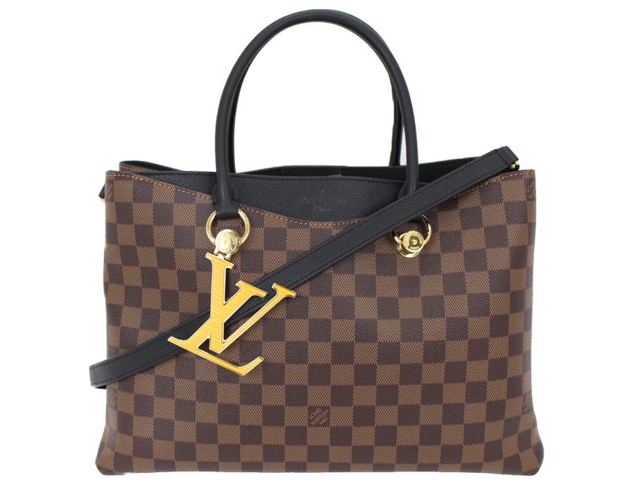 Louis Vuitton Louis Vuitton LV Riverside Damier Taurillon Leather Brown ...