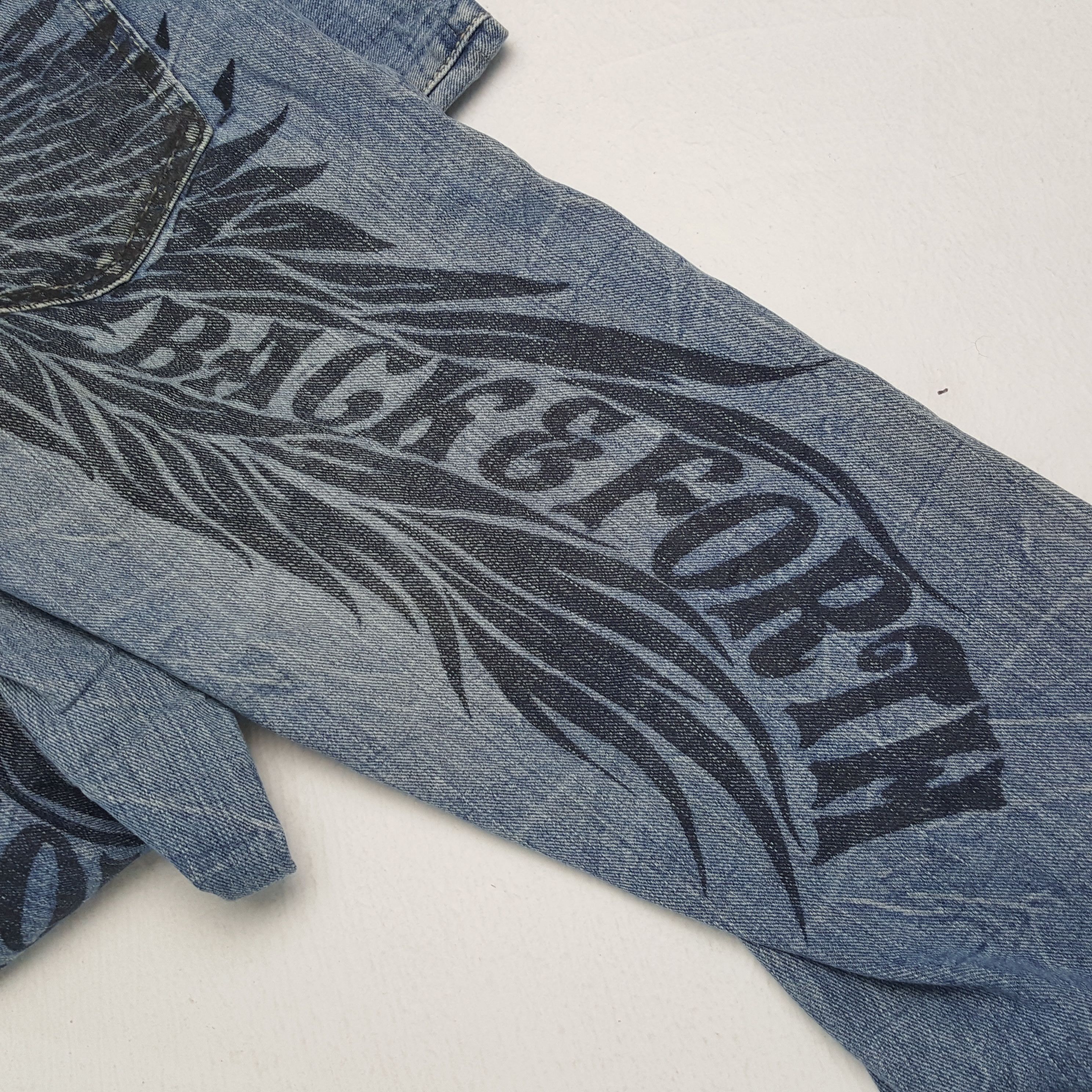 Vintage BACK & FORTH Rock Punk Streetwear Style Jeans Size US 31 - 14 Thumbnail