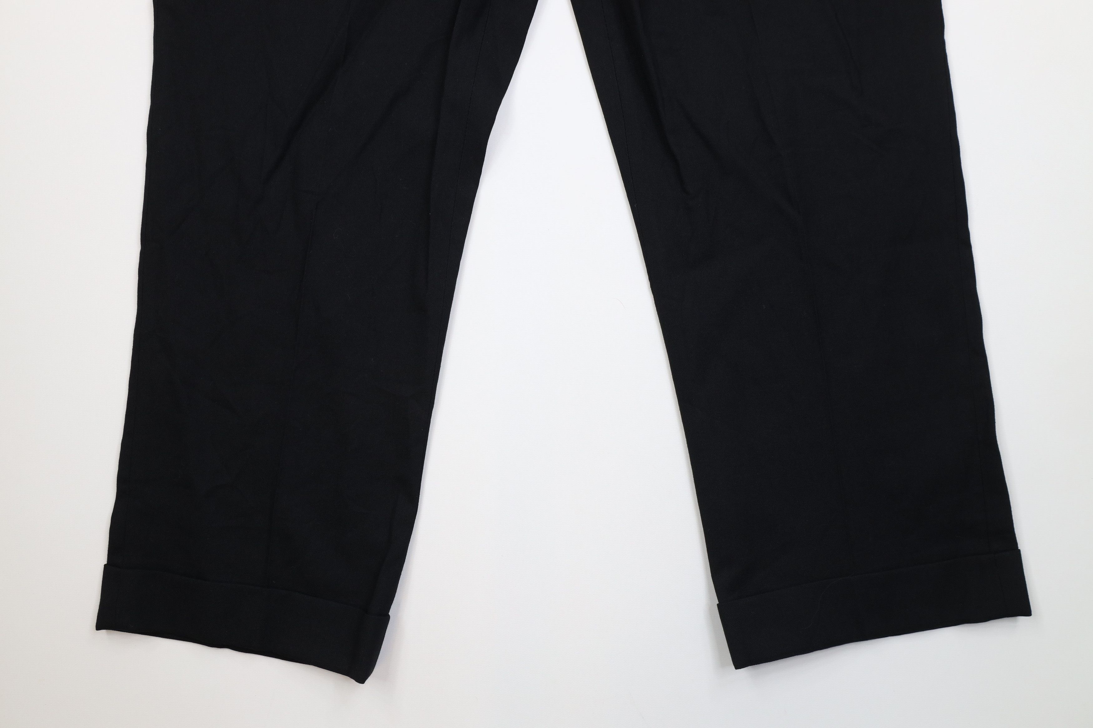 Vintage Vintage 50s Rockabilly Rayon Gabardine Wide Leg Pants USA Size US 38 / EU 54 - 4 Thumbnail