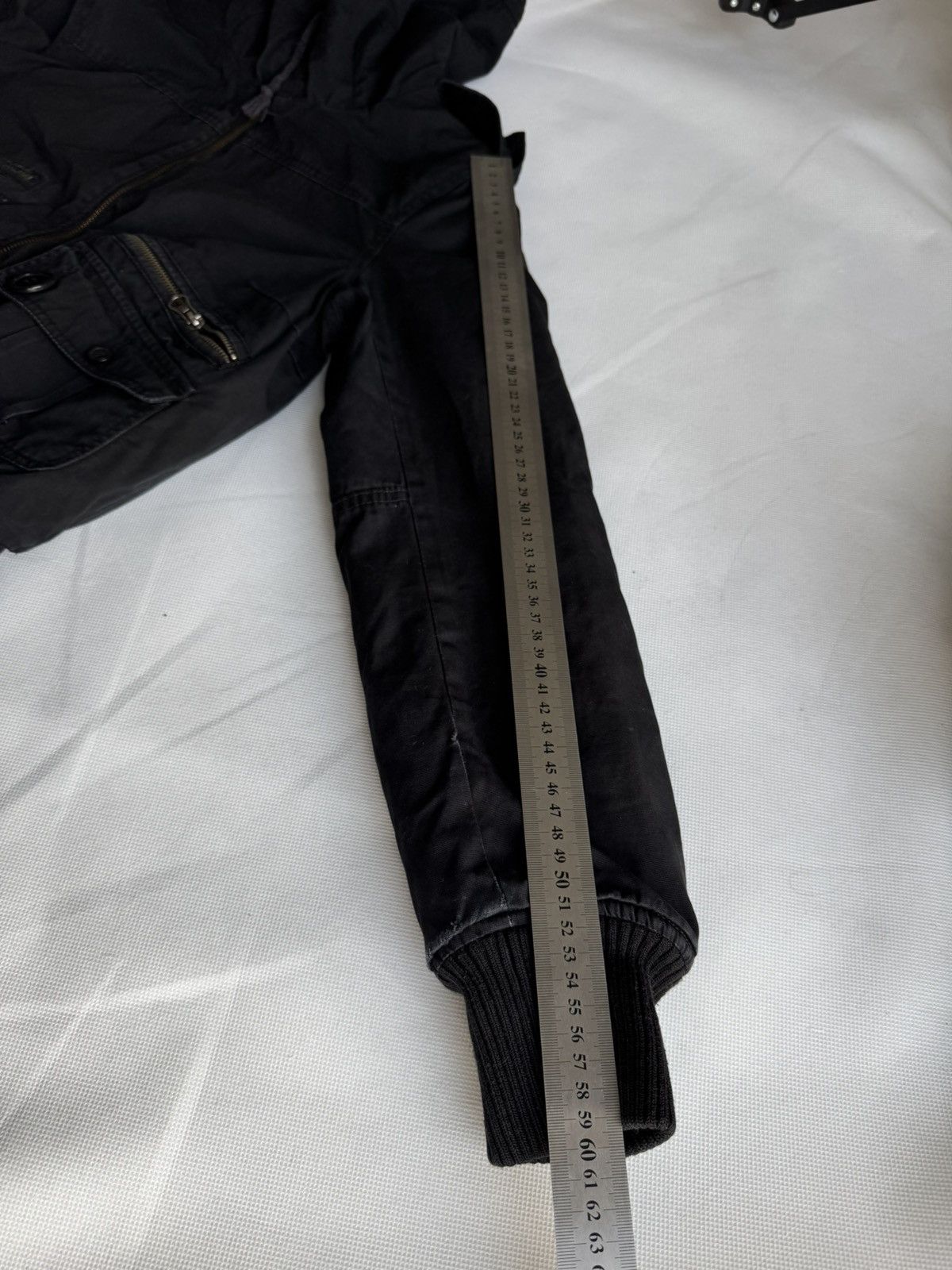 If Six Was Nine Vintage Y2K MkBomber Motorcycle Fur Collar Avantgarde Jacket Size US M / EU 48-50 / 2 - 16 Thumbnail