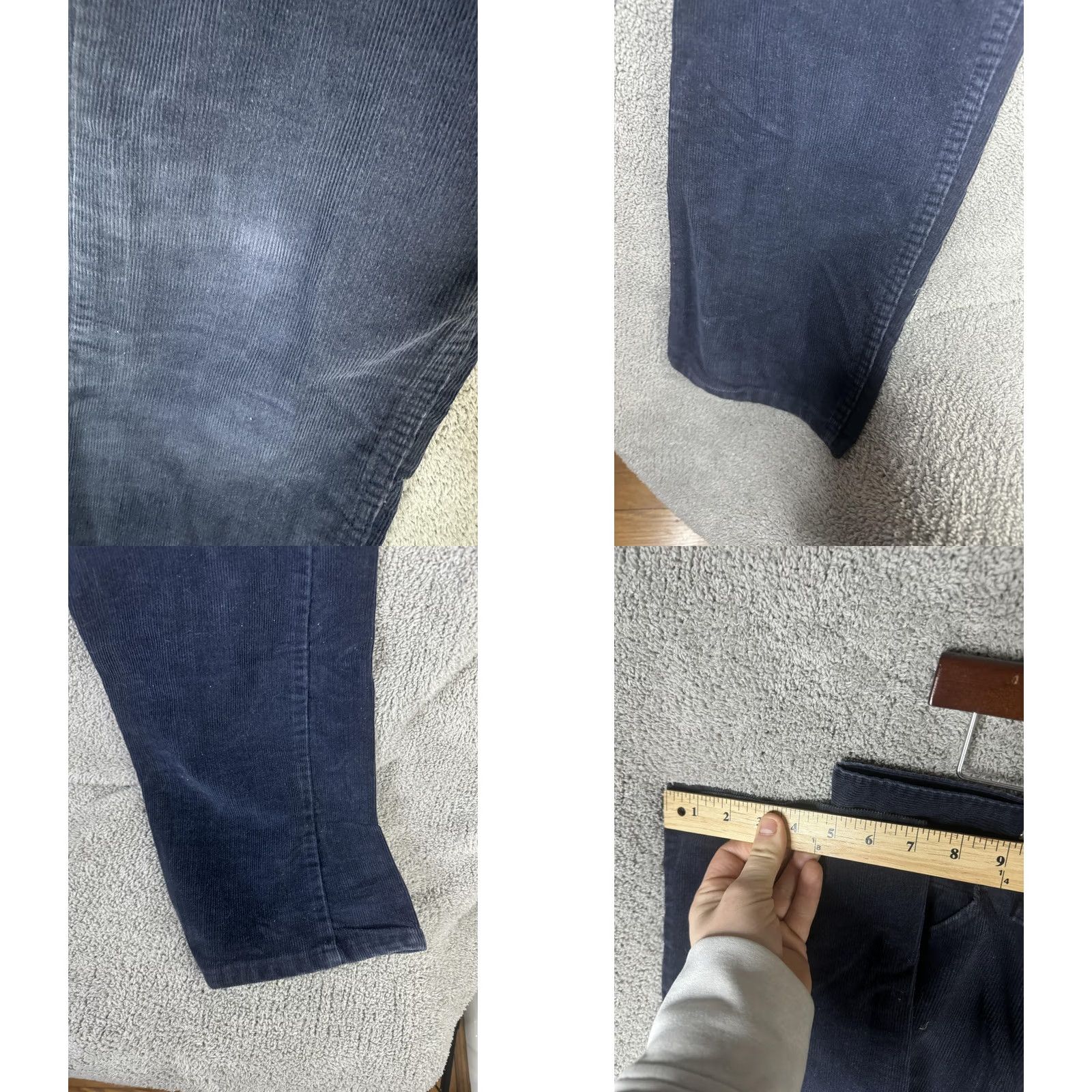 Wrangler VINTAGE Wrangler Corduroy Chino Pants Mens 31x32 Blue Regular Fit USA 82660NV Size US 31 - 8 Thumbnail