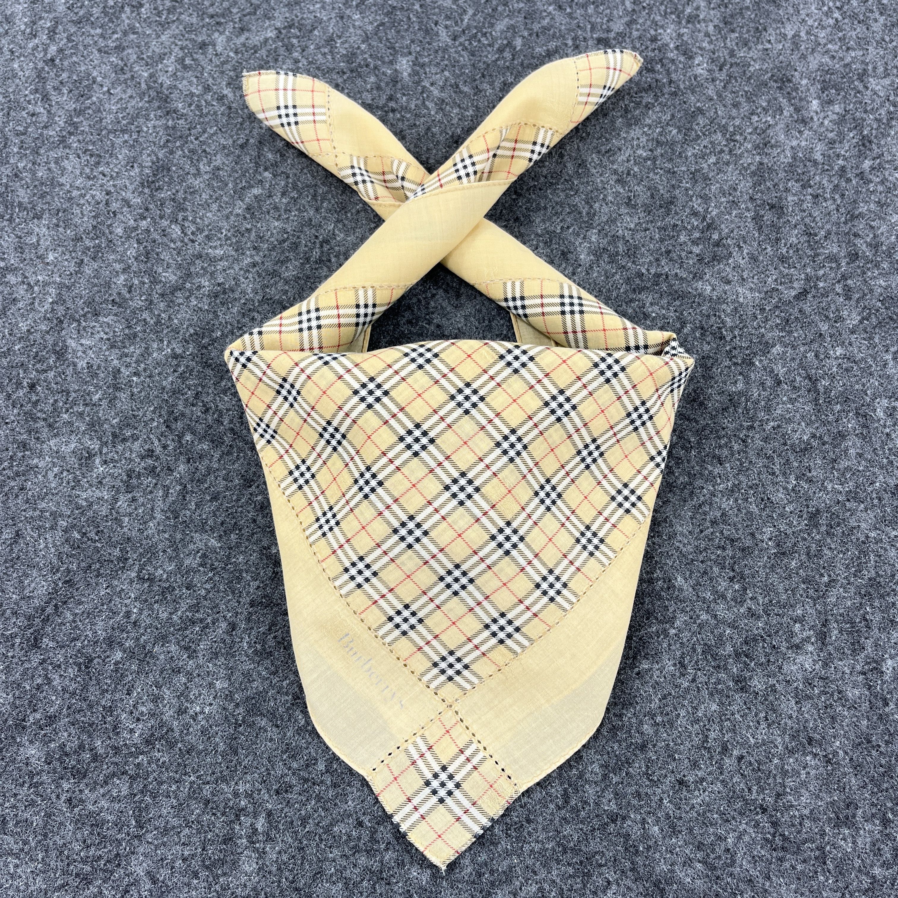 Burberry × Vintage Vintage Burberrys Handkerchief / Bandana / Neckerchief B184 Size ONE SIZE - 1 Thumbnail