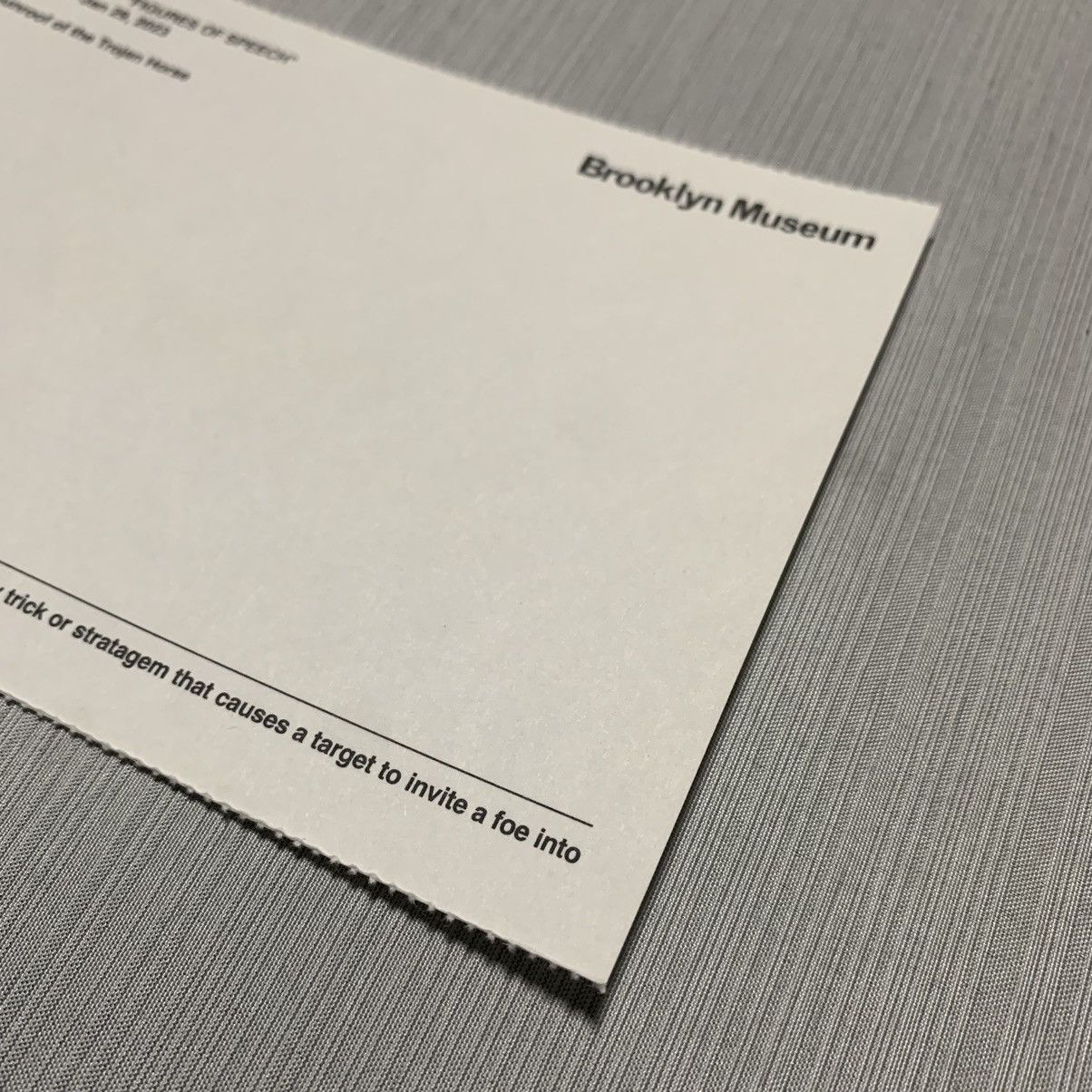 Virgil Abloh Virgil Abloh Postcard “Figures Of Speech Jet” Size ONE SIZE - 10 Thumbnail