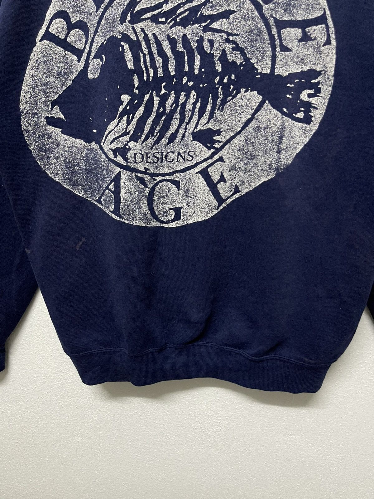 Vintage VINTAGE 90s BRONZE AGE SKATE SURF PULLOVER HOODIE Size US M / EU 48-50 / 2 - 18 Thumbnail